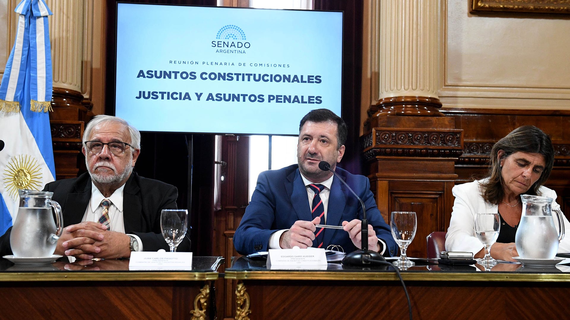 Reunión plenaria de las comisiones de Asuntos Constitucionales y de Justicia y Asuntos Penales