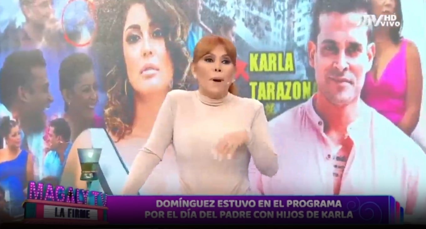 Pamela Franco y la fuerte indirecta ¿para Karla Tarazona?: “Tranquila que ese mujeriego nadie te lo va a quitar".(Captura: Magaly TV La Firme)