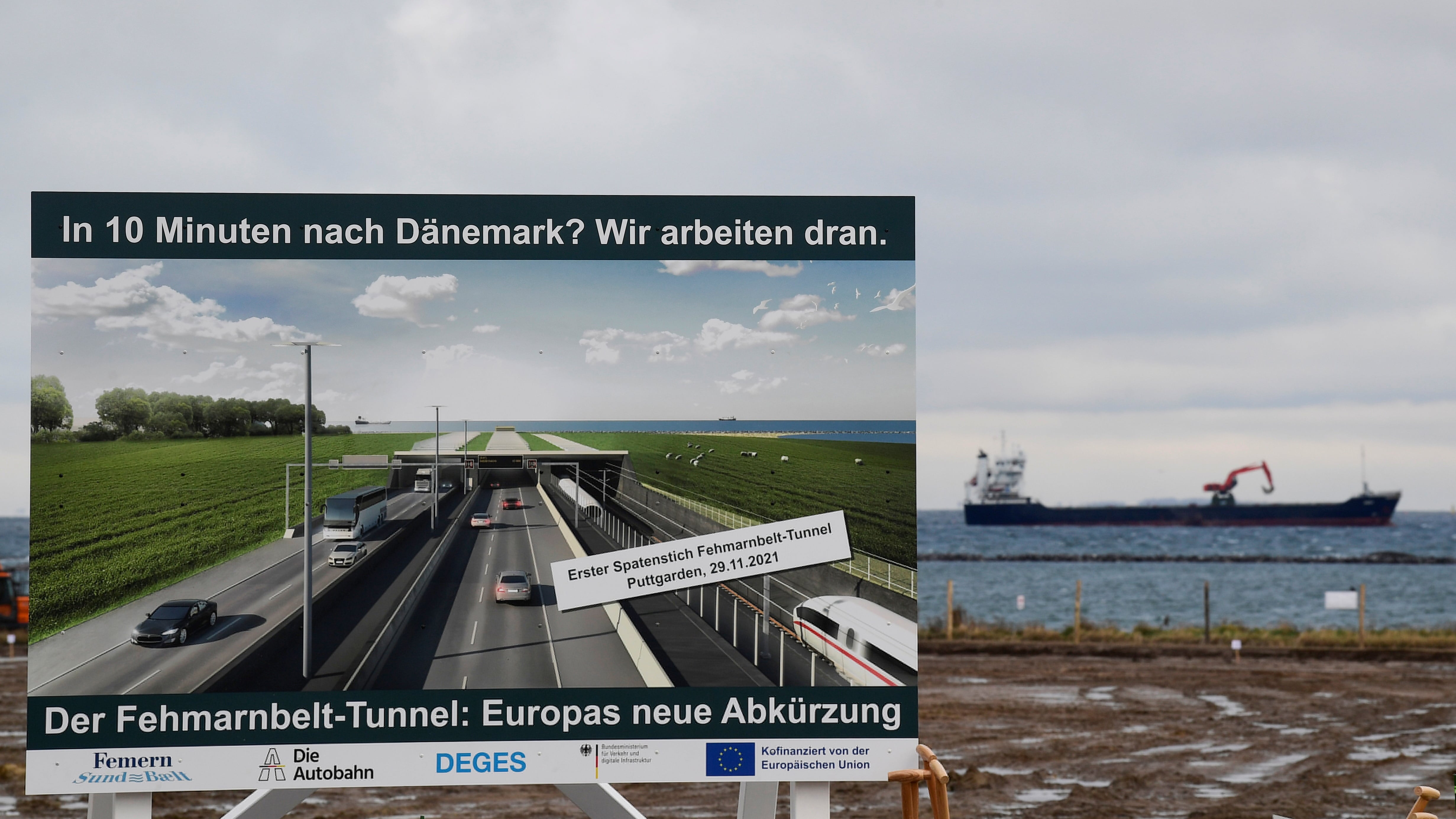 El Fehmarnbelt Fixed Link conectará Dinamarca y Alemania en 2029 (REUTERS/Fabian Bimmer)