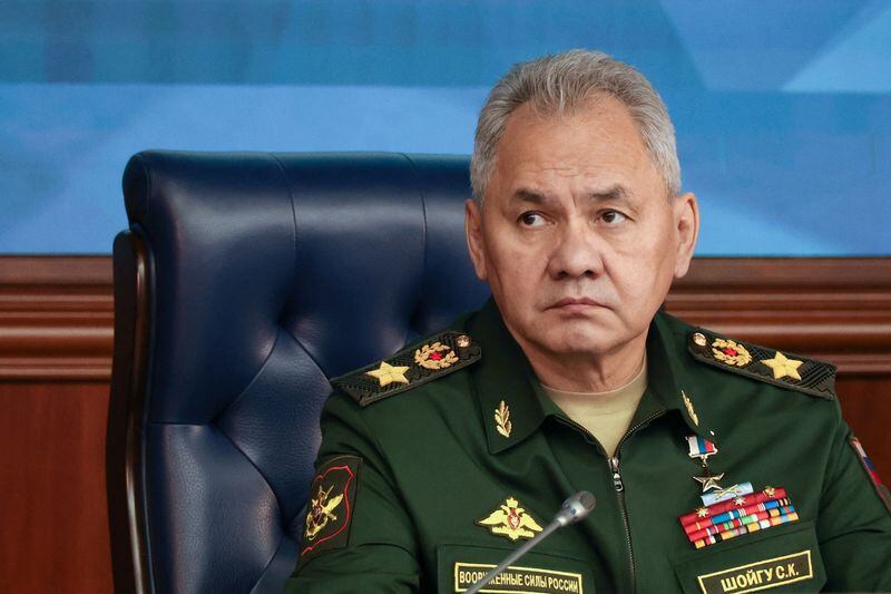 FOTO DE ARCHIVO: El ministro de Defensa ruso, Serguéi Shoigu, durante una reunión la Junta del Ministerio de Defensa en el Centro de Control de Defensa Nacional en Moscú, Rusia, 19 de diciembre de 2023. Sputnik/Mikhail Klimentyev/Kremlin vía REUTERS/File Photo.