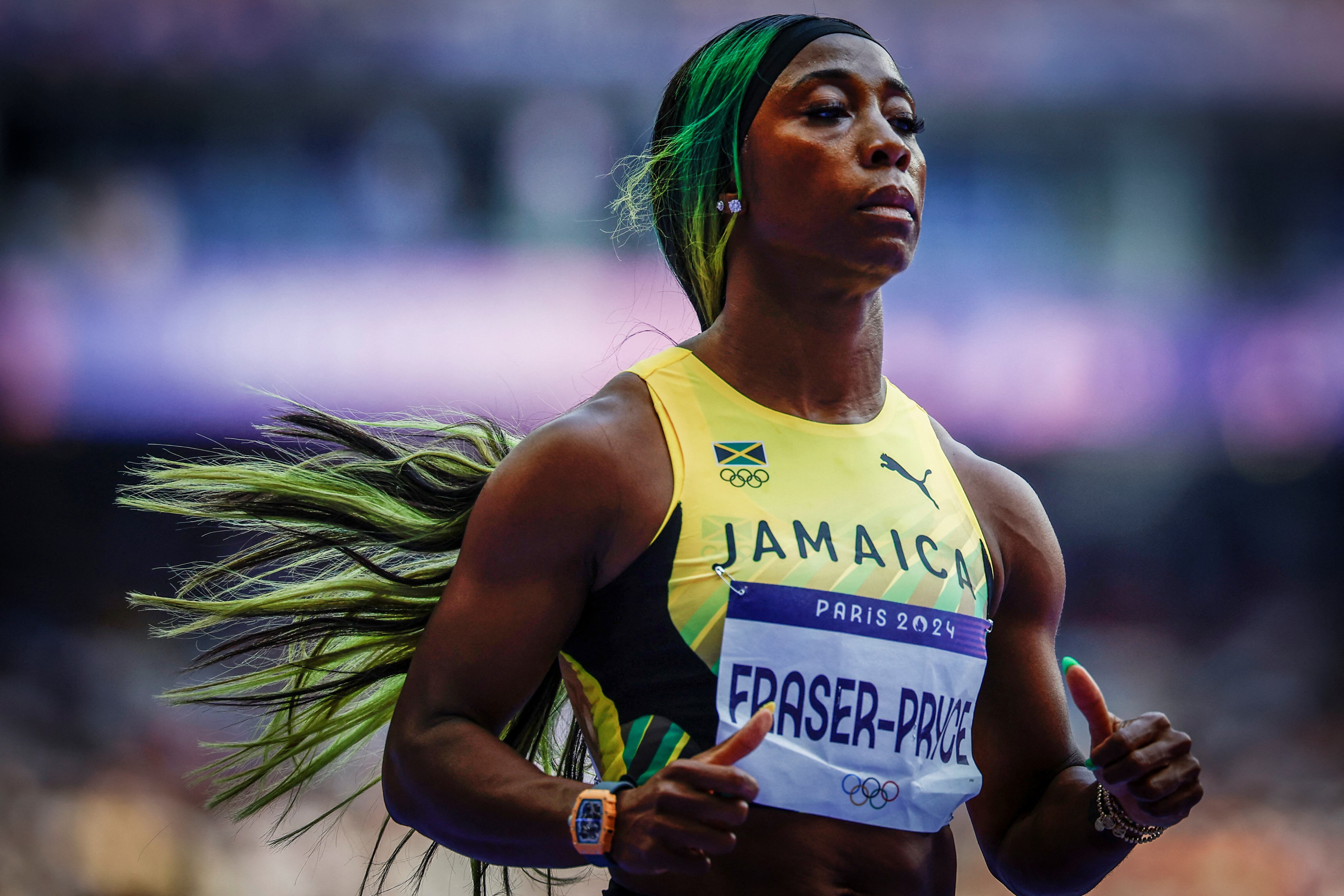 Shelly-Ann Fraser-Pryce, presente en el podio de los 100 metros desde Beijing 2008 en adelante, no pudo correr las semifinales (Foto: Reuters/Sarah Meyssonnier)