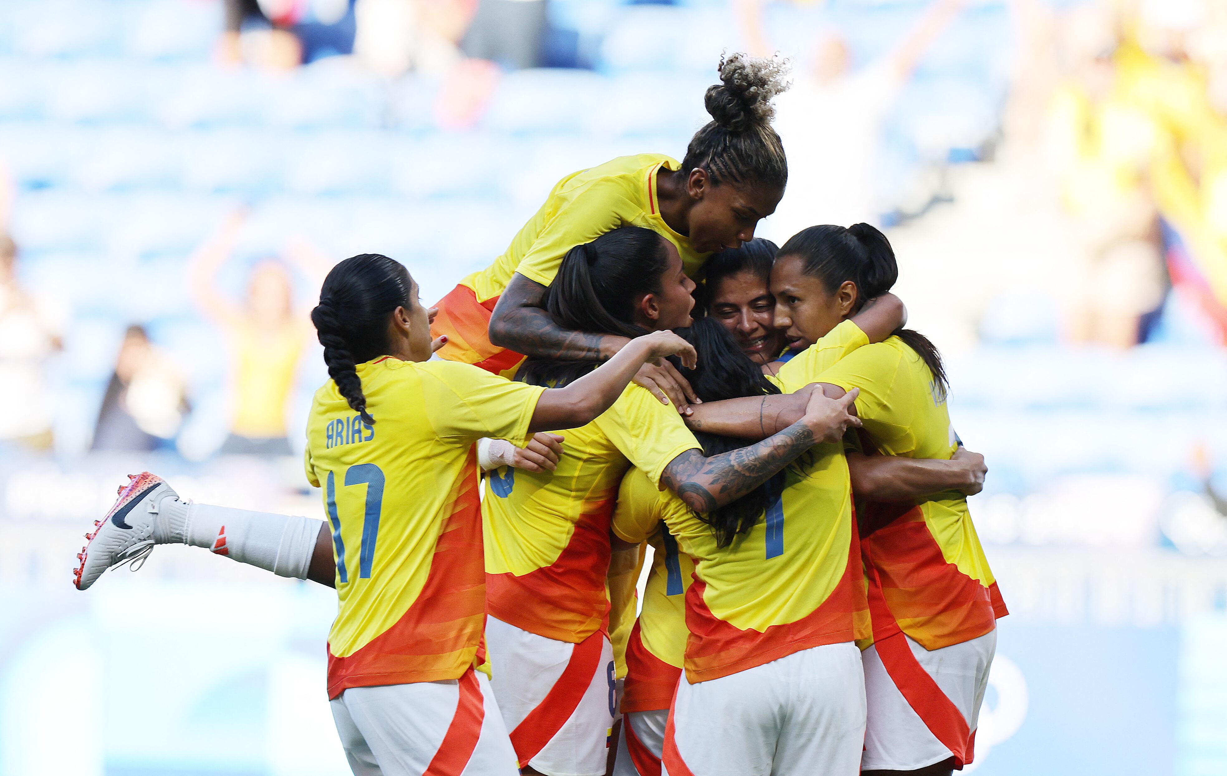 La selección Colombia gana cómodamente 2-0  ante Nueva Zelanda en los Juegos Olímpicos - crédito REUTERS/Nir Elias