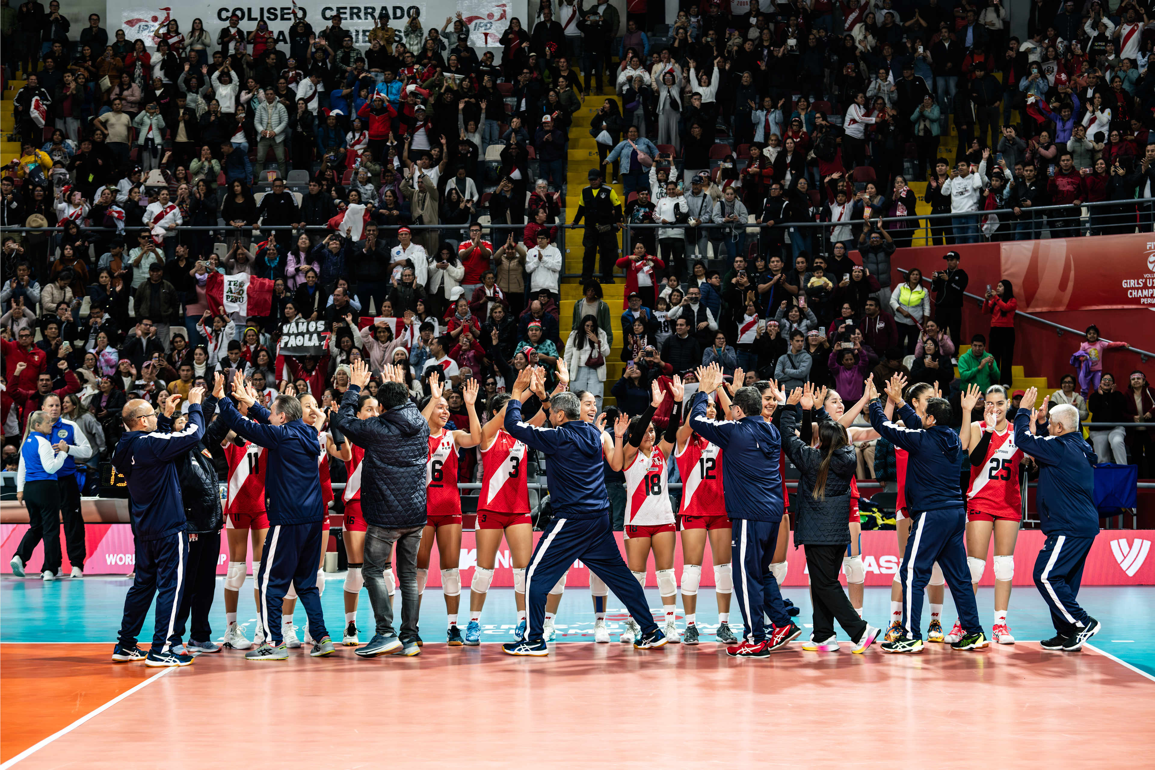 La selección peruana de vóley ya está entre las ocho mejores del mundo en la categoría sub 17.