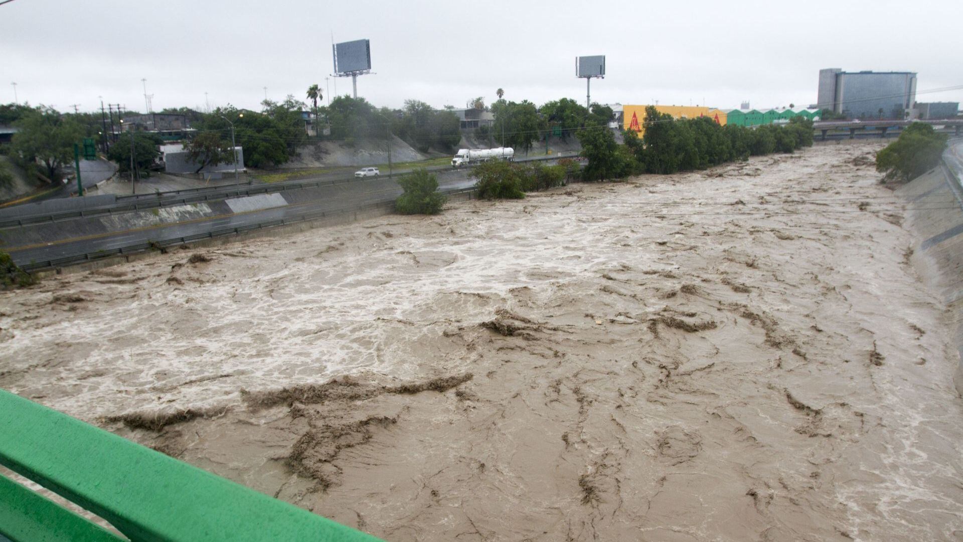 La tormenta tropical Alberto entró al estado de Nuevo León este jueves por la madrugada. Las presas del estado han crecido considerablemente.  FOTO: GABRIELA PÉREZ MONTIEL / CUARTOSCURO.COM