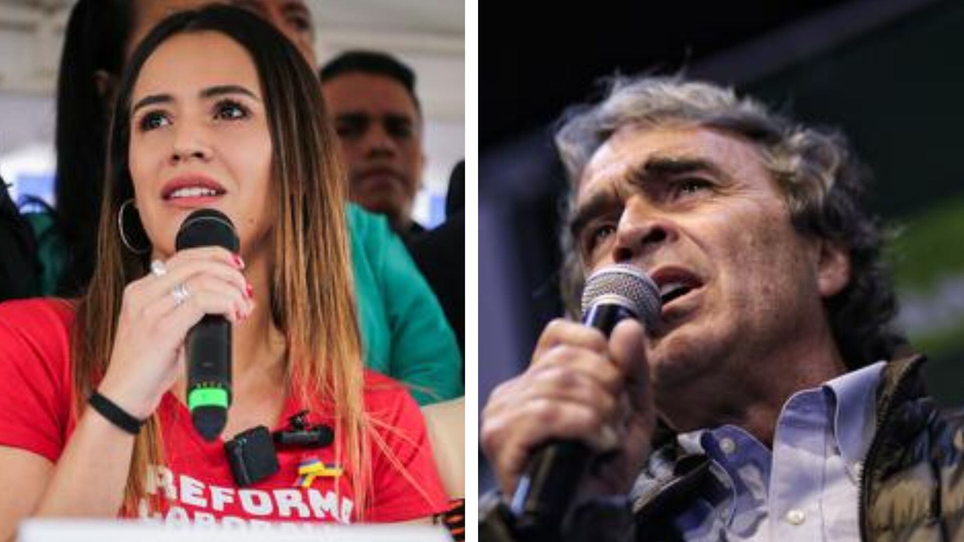 María Fernanda Carrascal y Sergio Fajardo discuten por el nombramiento de Daniel Rojas como ministro de educación - crédito Colprensa y (Colprensa -Sergio Acero)