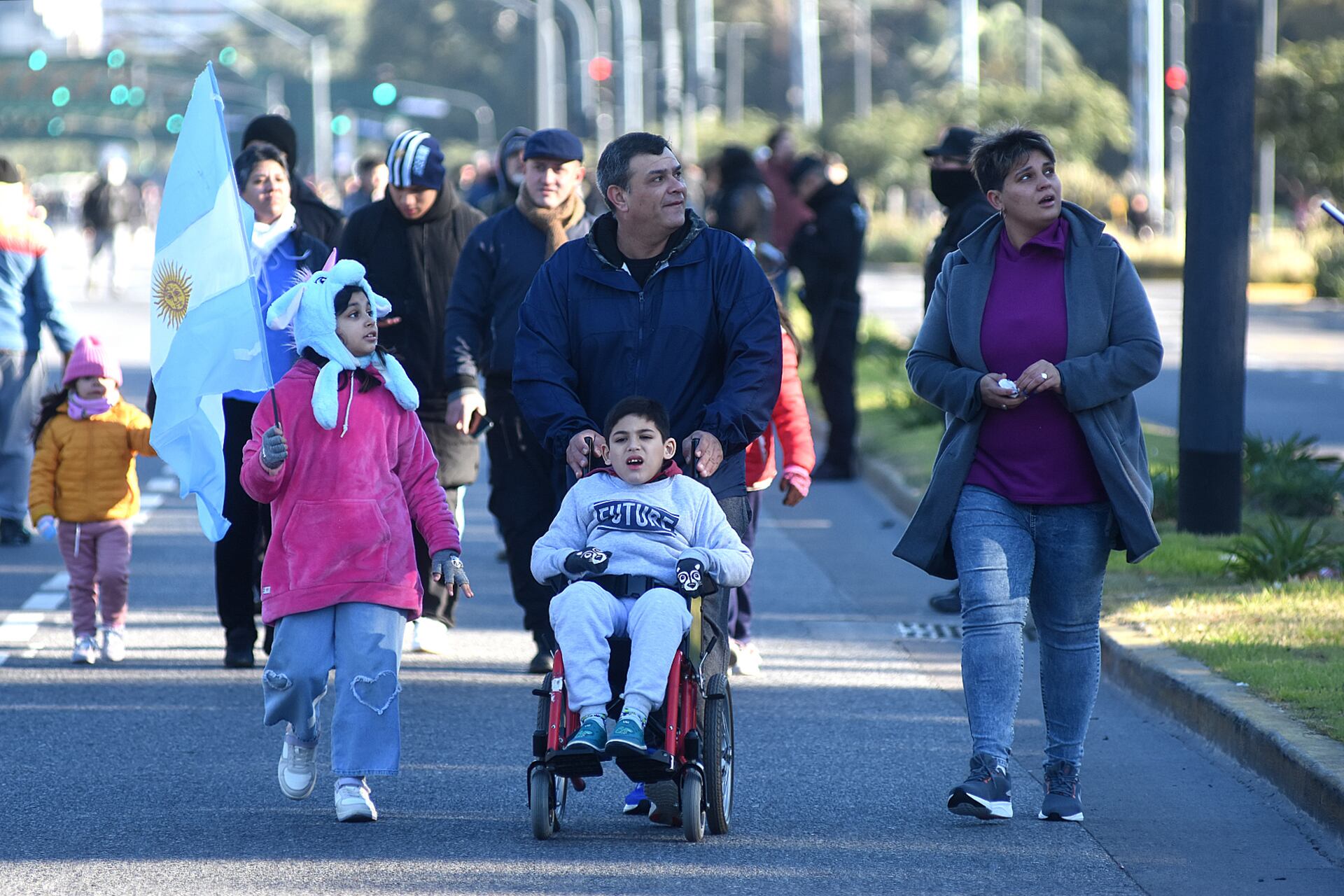 Desfile militar por el 9 de Julio