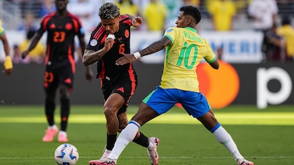 Colombia vs. Brasil EN VIVO por Copa América: Daniel Muñoz empató antes del descanso