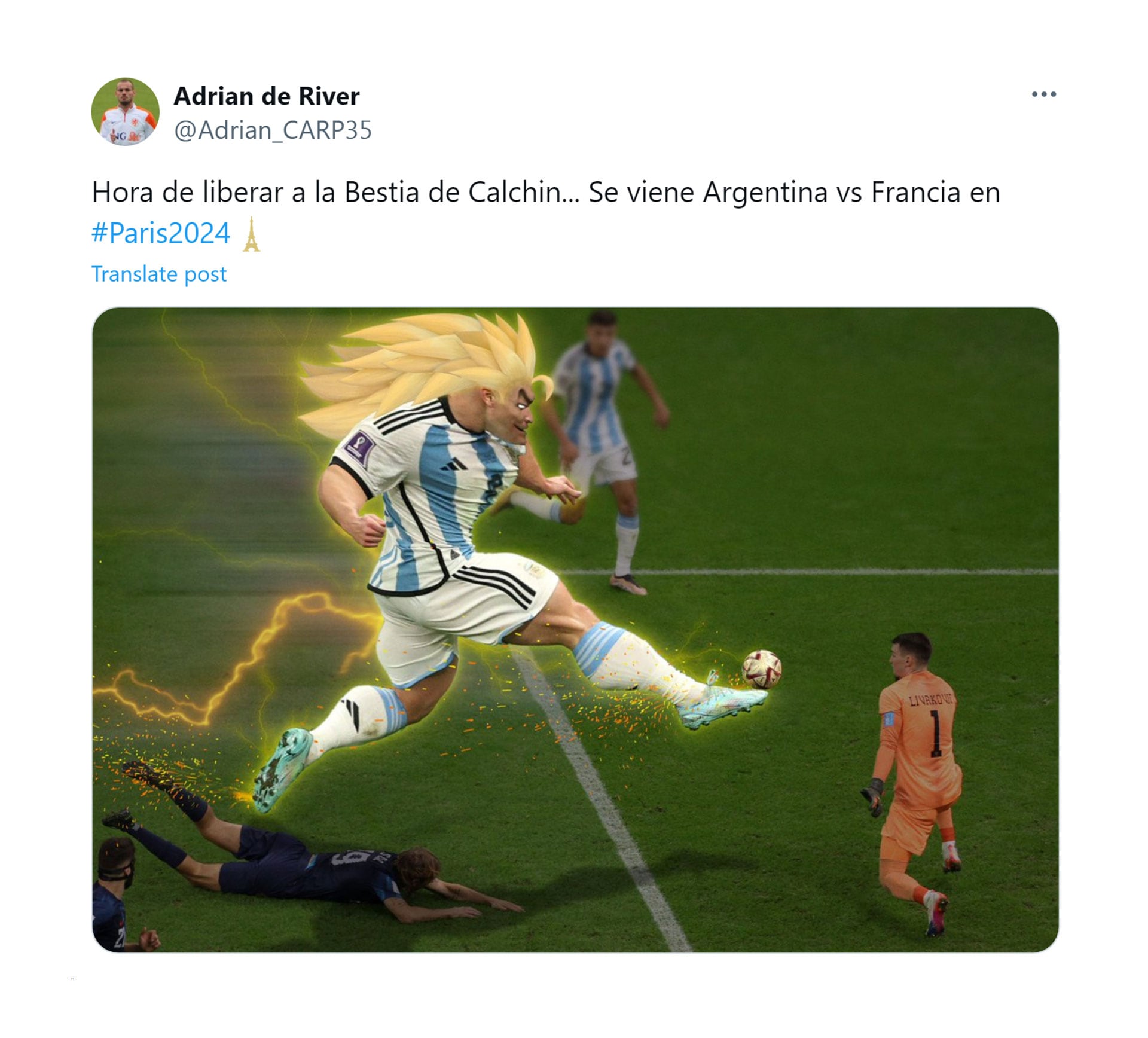 Los memes por argentina francia en los juegos olimpicos