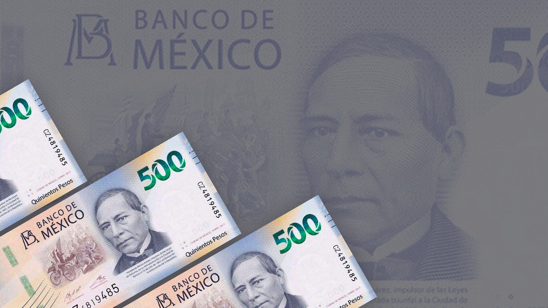 Billete de 500 pesos. Jovani Pérez