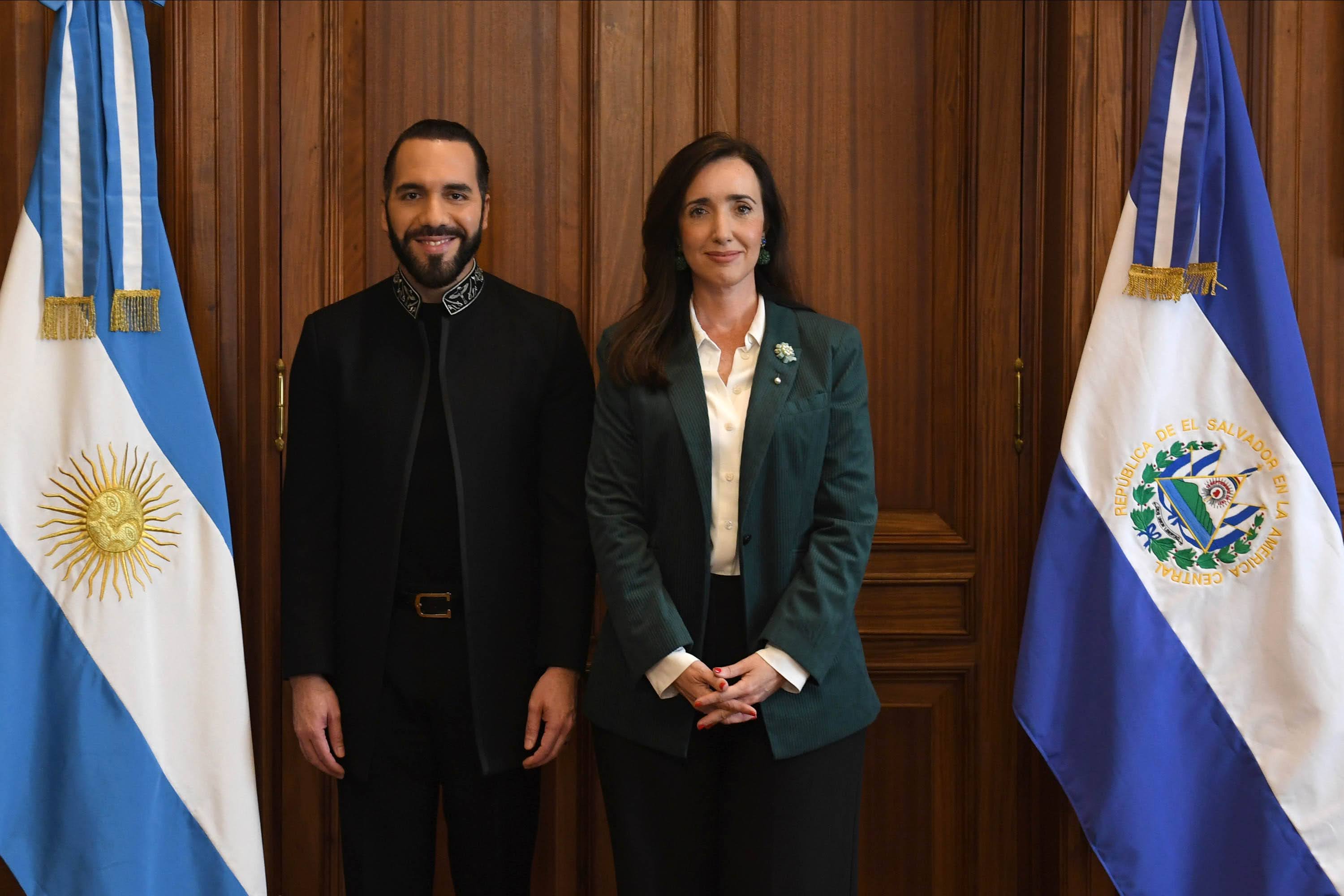 Visita del Presidente de El Salvador Nayib Bukele al Congreso de la Nación, el 1 de Octubre de 2024, en Buenos Aires; Argentina.