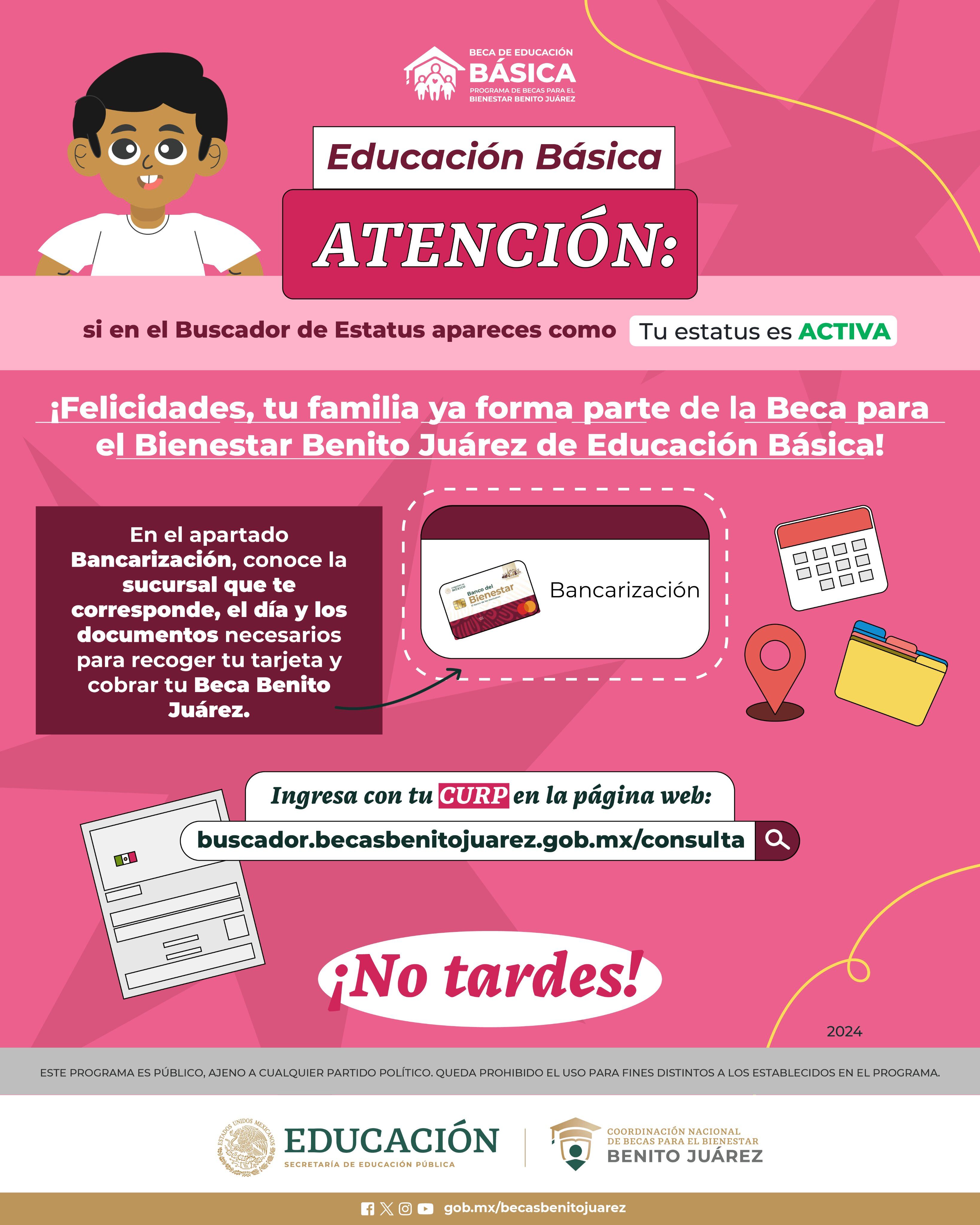 Beca Benito Juárez-Programas sociales-México-6 de junio