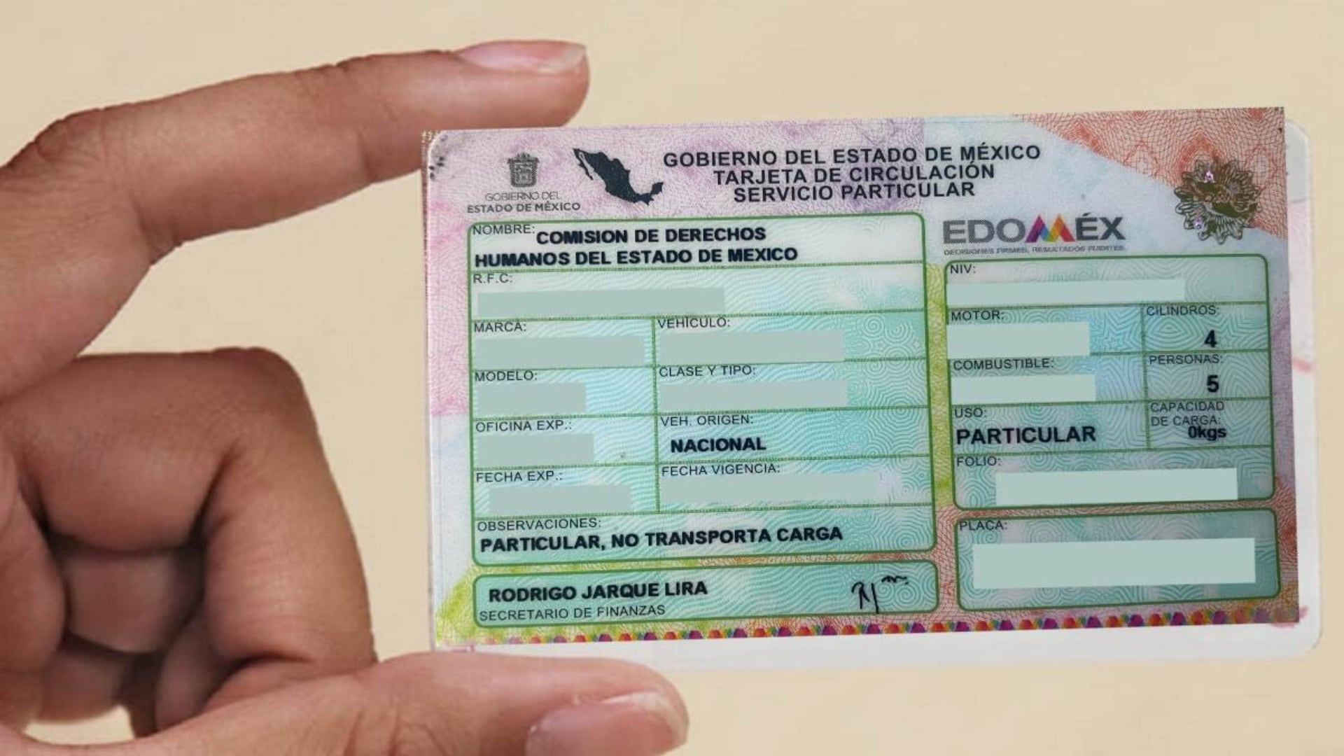 A partir del 12 de septiembre, el Estado de México ha comenzado a implementar un conjunto de medidas de seguridad en los documentos vehiculares, según informó la Secretaría de Finanzas del Edomex/ Archivo Infobae 