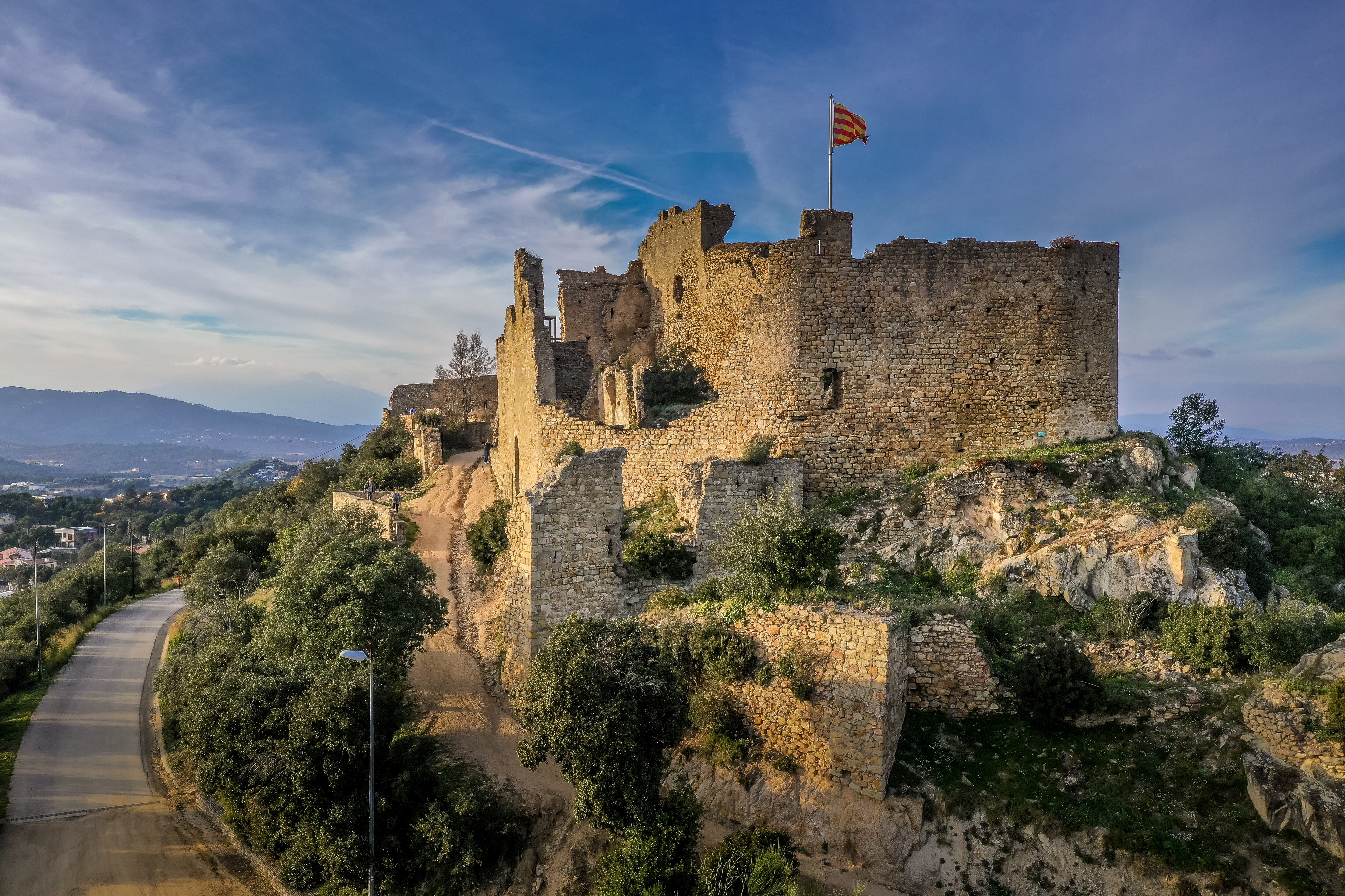 Castillo medieval del siglo IX de Palafolls. (Shutterstock España)