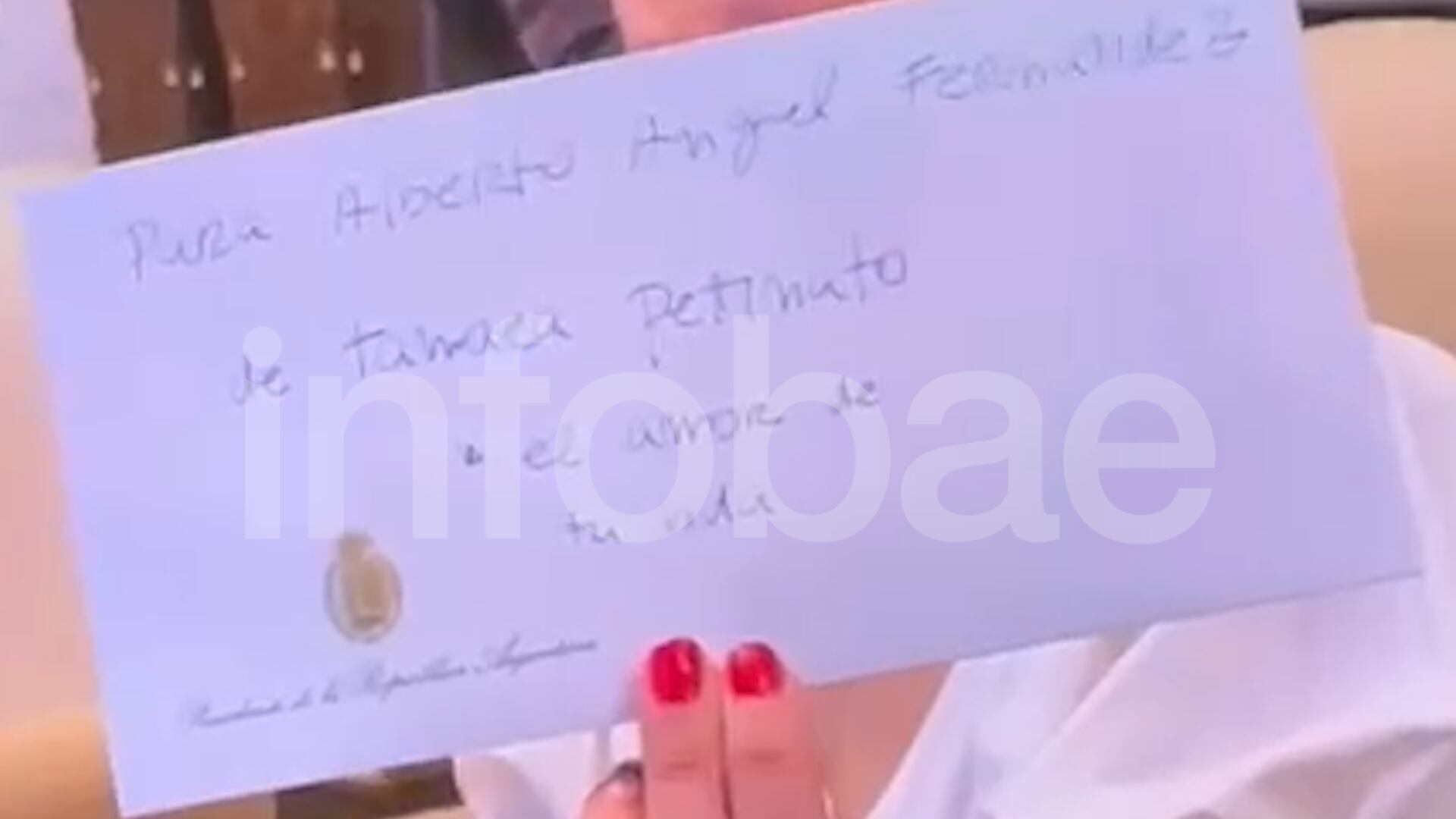 La Carta De Amor De Tamara Pettinato A Alberto Fernandez: "Soy el amor de tu vida"