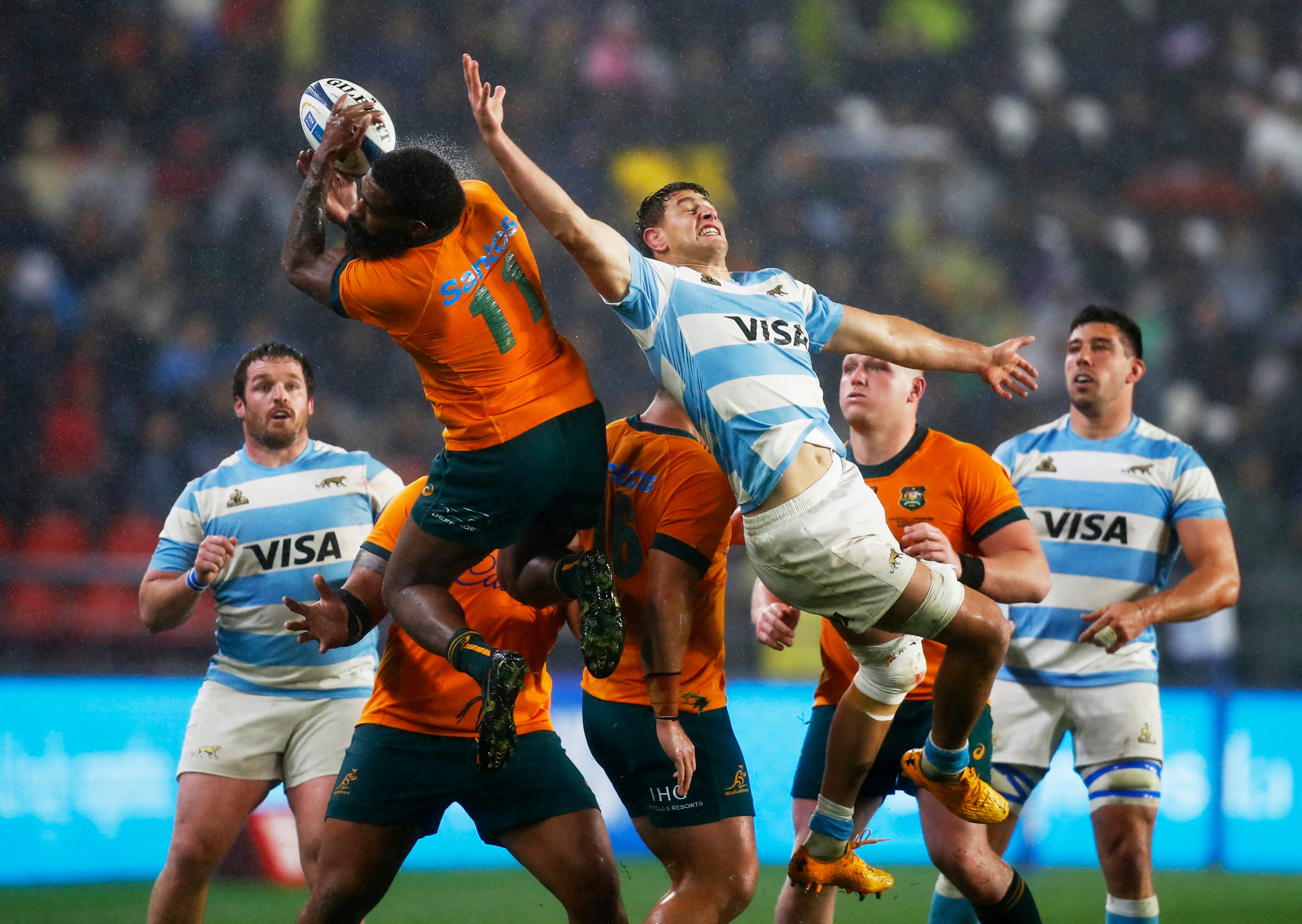 Los Pumas perdieron en la última jugada (Foto: Reuters/Cristina Sille)