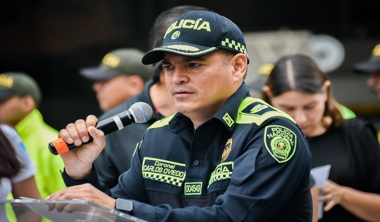 El Coronel Carlos Oviedo asumió su cargo de Comandante de la Policia de Cali a inicios de 2024 - créditos @caracolradio/Facebook