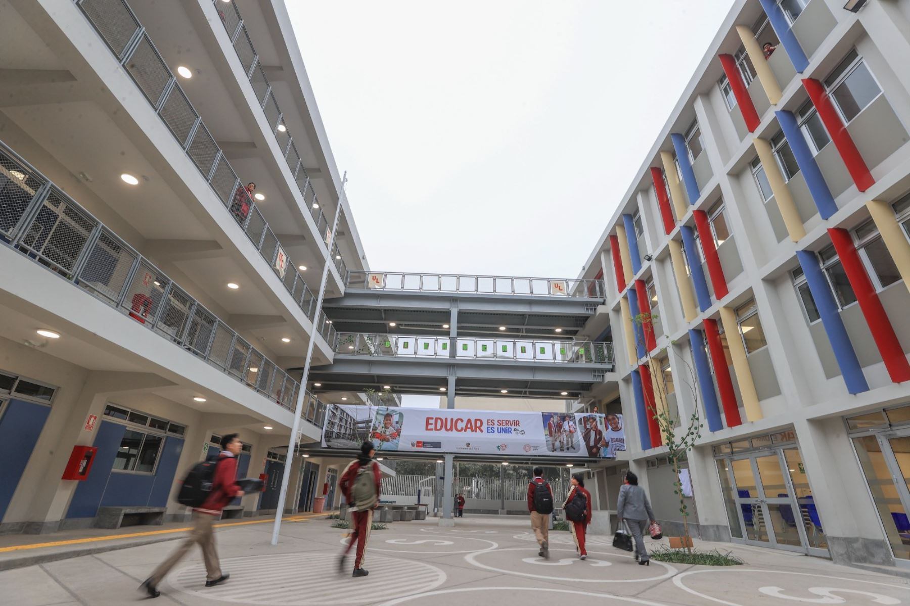 La Escuela Bicentenario Unión Latinoamericana en La Molina. (Foto: Andina)