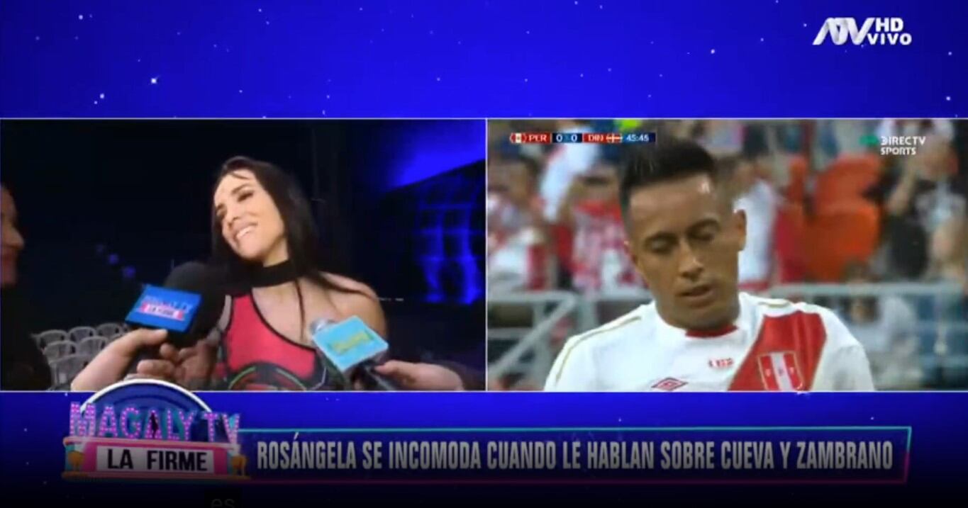 La vez que Rosángela Espinoza negó cualquier vínculo con Christian Cueva y Carlos Zambrano: “No hay pruebas”. (Captura: Magaly TV La Firme)