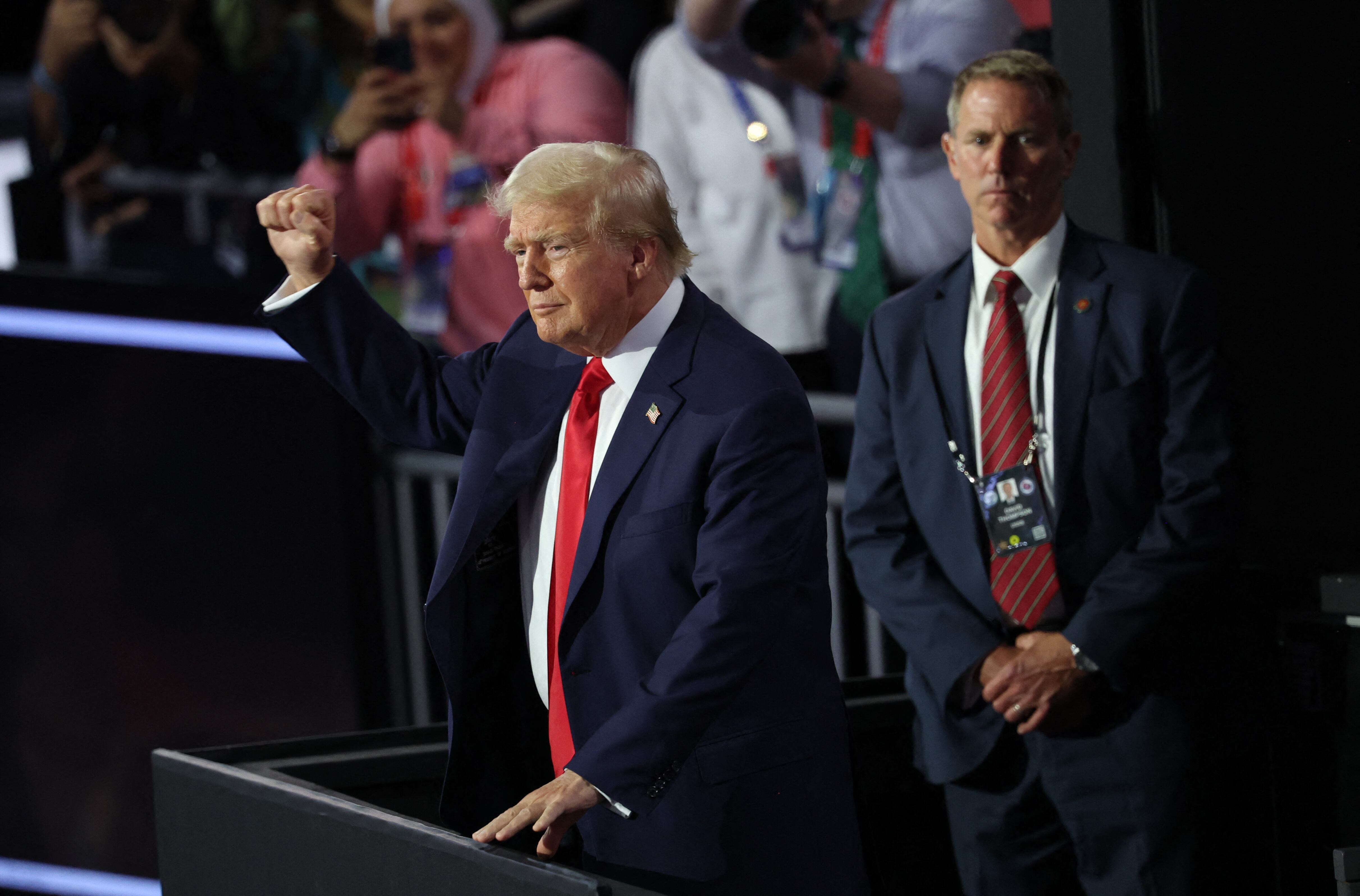 El candidato presidencial republicano de EEUU y ex mandatario Donald Trump (REUTERS/Mike Segar)