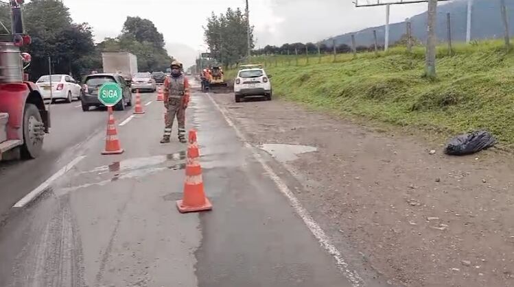 Se recomienda a los motociclistas que transiten por la autopista Norte hacerlo con precaución - crédito @BogotaTransito/X