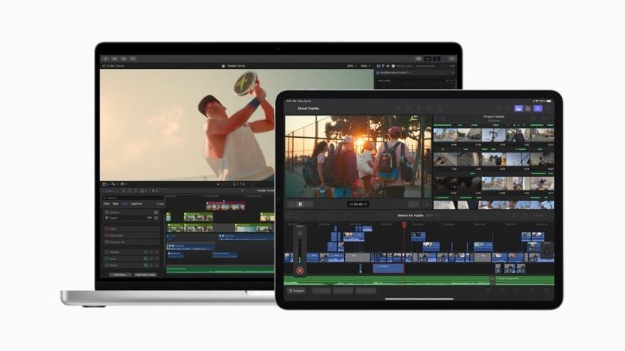 El programa Final Cut Pro solo está disponible para iPad y Mac. 