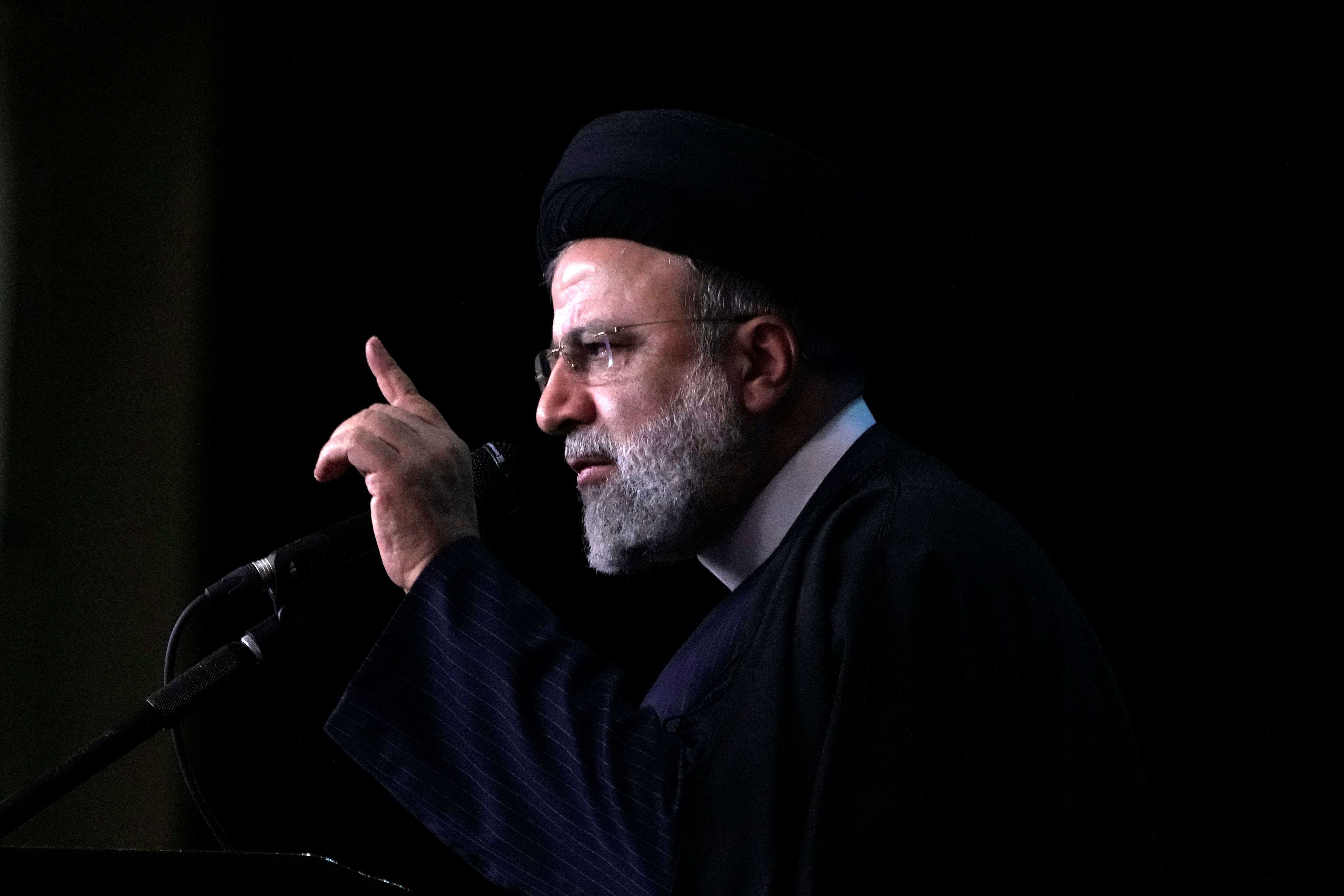 El ex presidente iraní Ebrahim Raisi. (AP Foto/Vahid Salemi, archivo)