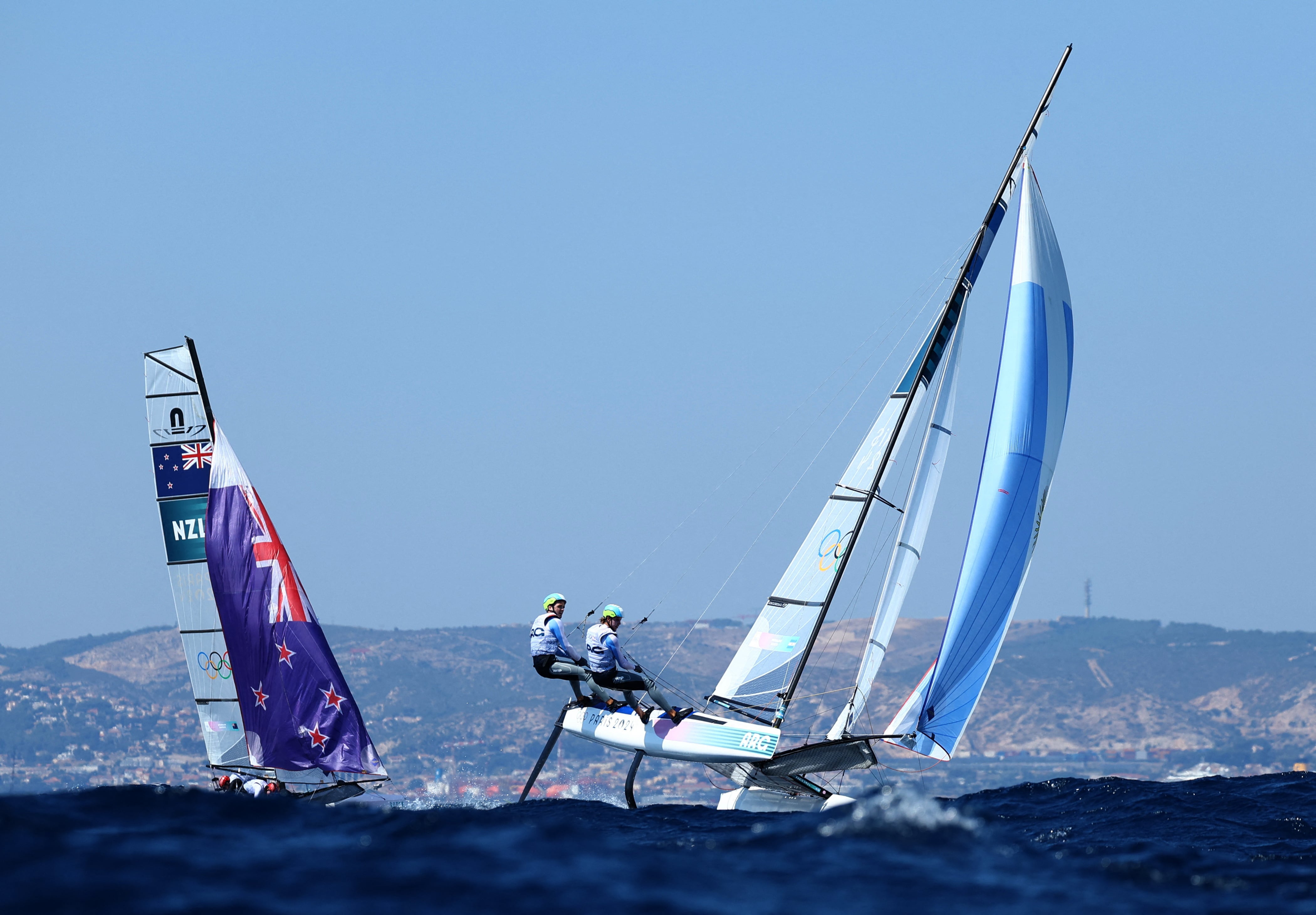 La dupla Mateo Majdalani y Eugenia Bosco tuvo un gran inicio de competencia (REUTERS/Andrew Boyers)