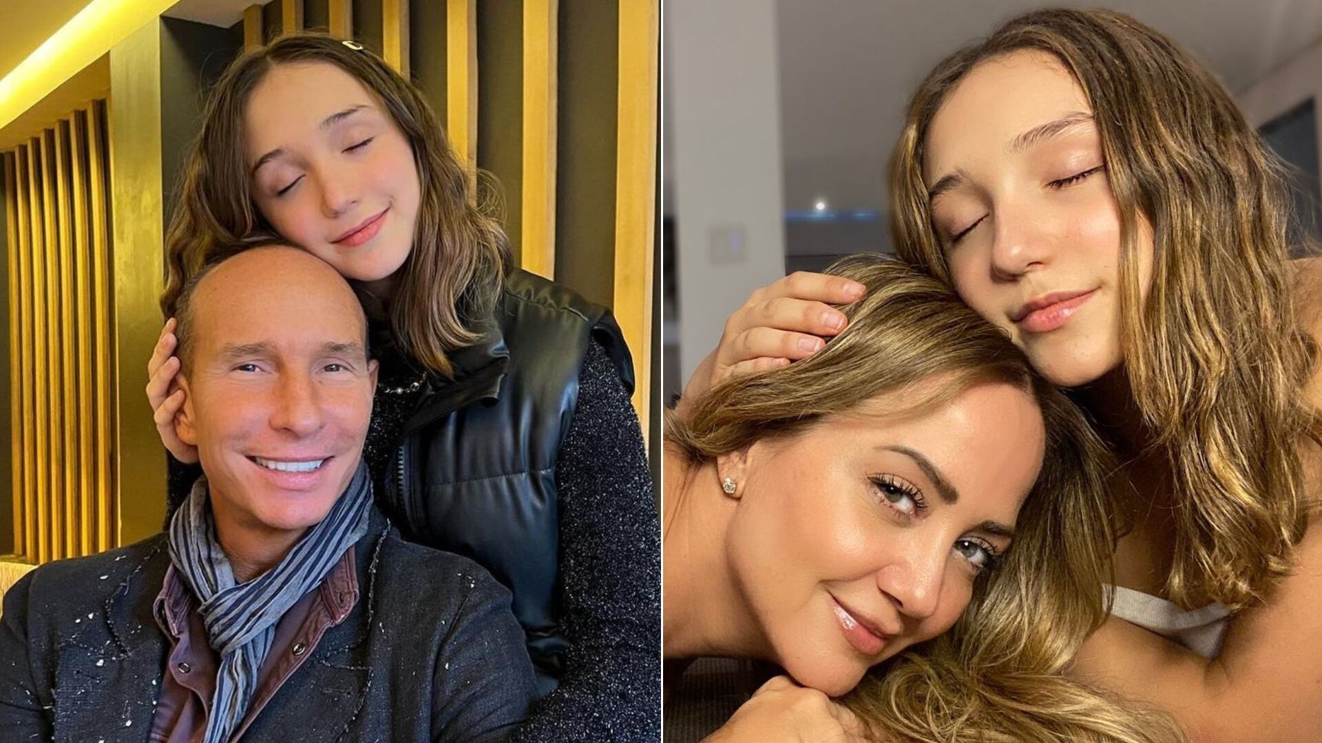 Nina Rubín cuenta con el apoyo de sus padres, Erik Rubín y Andrea Legarreta.