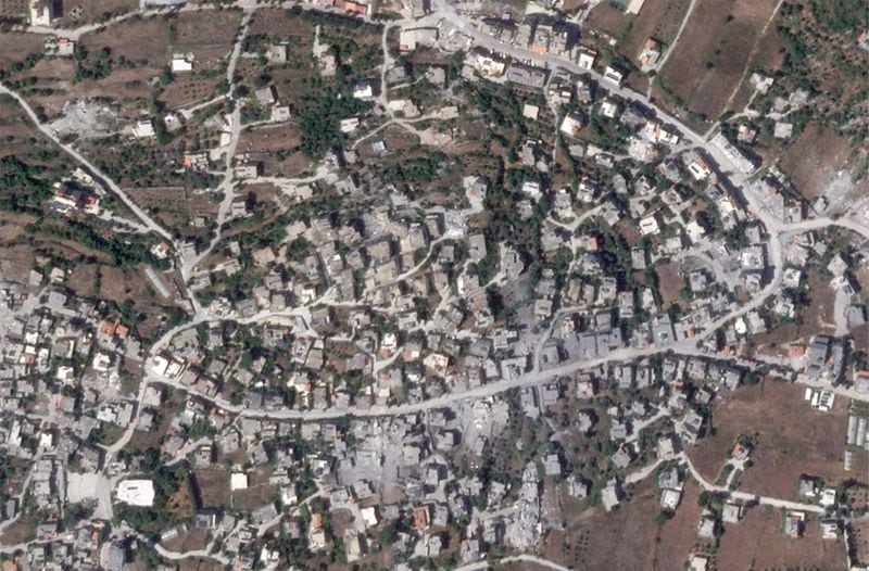 FOTO DE ARCHIVO: Una imagen de satélite muestra daños en el pueblo libanés de Aita al-Shaab, cerca de la frontera israelí, tras meses de hostilidades transfronterizas entre Hezbolá y las fuerzas israelíes, Líbano
June 5, 2024. 2024 Planet Labs Inc/Handout via REUTERS/File Photo