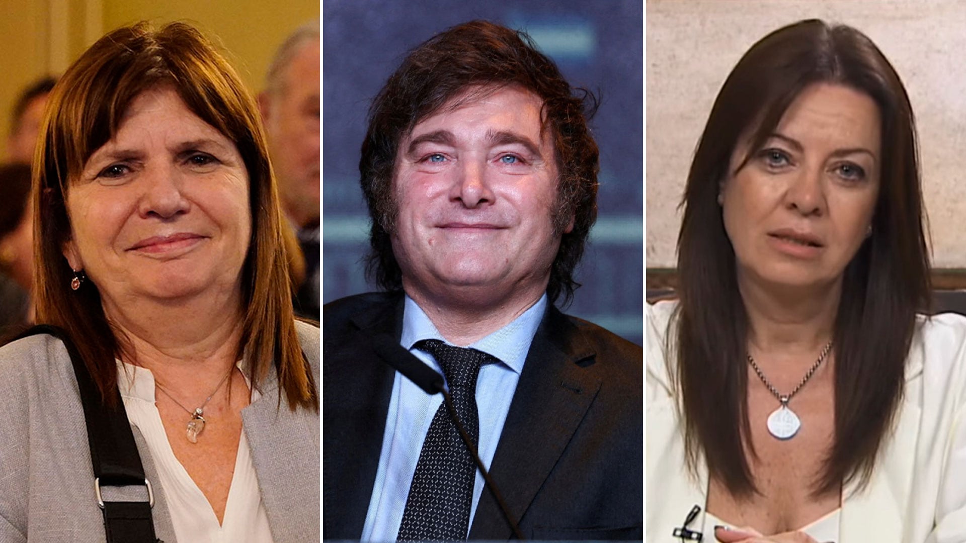 Bullrich, Milei, Pettovello