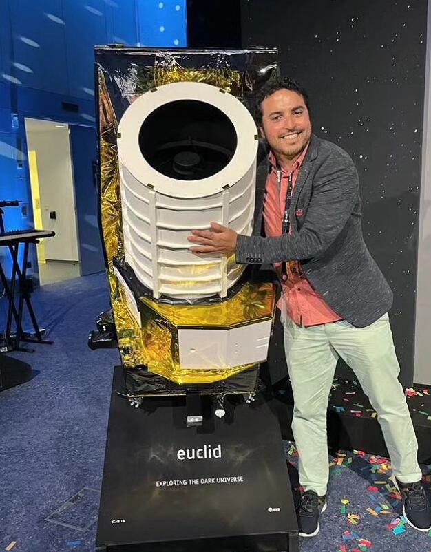 Científico colombiano participa en la elaboración del mapa del universo en conjunto con la Agencia Espacial Europea y la Nasa - crédito @santicasaschango/Instagram