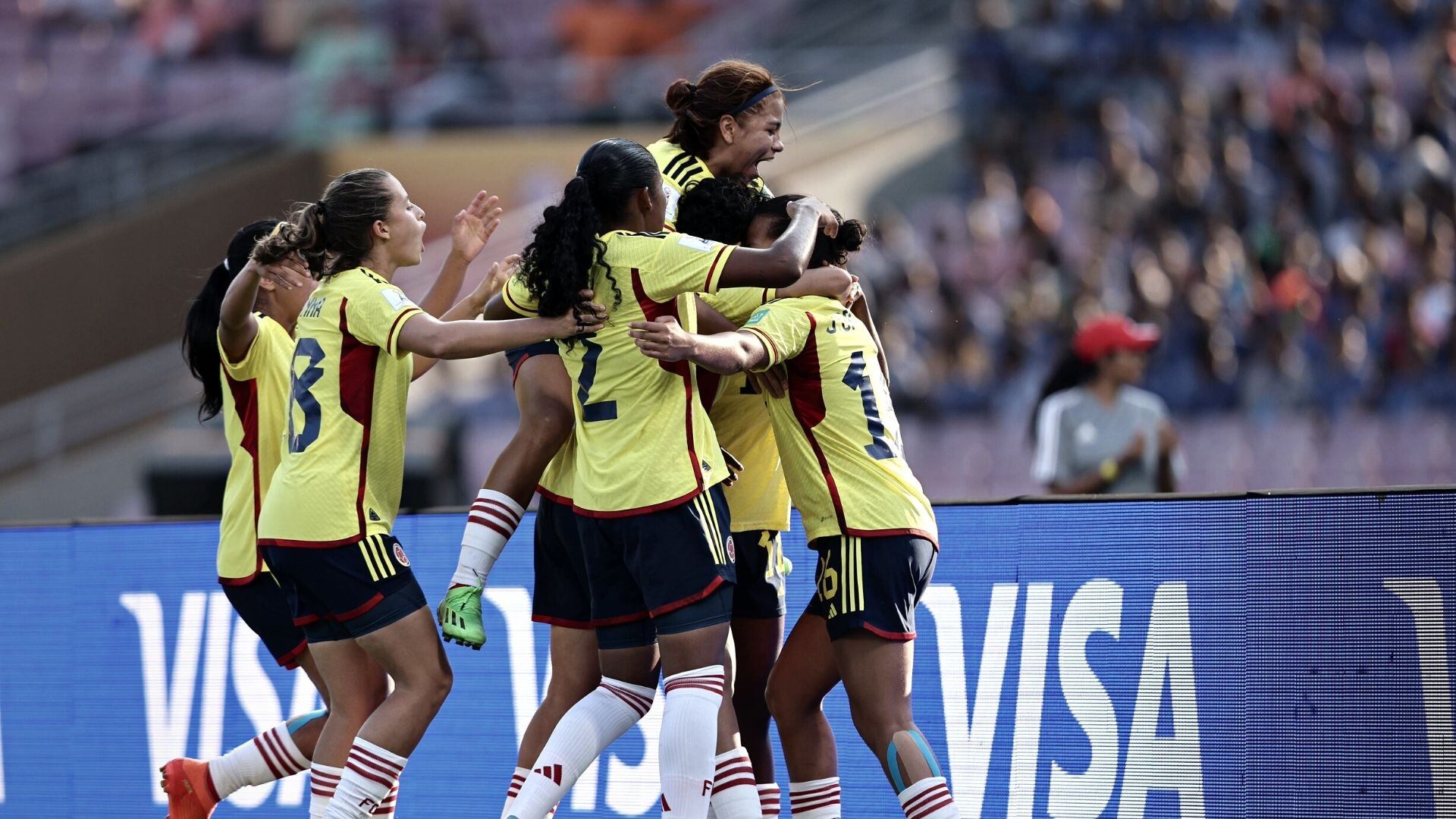 La Selección Colombia se fue adelante en la primera parte con doblete de Linda Caicedo. Foto: FIFA Women's World Cup (@@FIFAWWC)