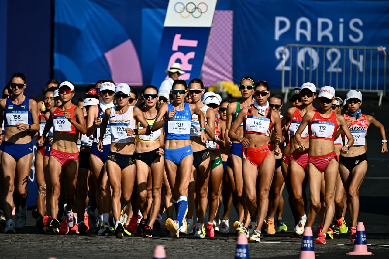 Kimberly García en competencia en París 2024.