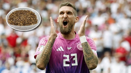 Una estrella de la selección de Alemania reveló su extraña dieta con insectos en medio de la Eurocopa