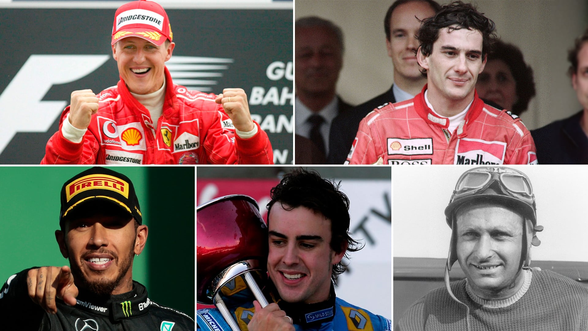 Top 5 histórico de Verstappen en la F1