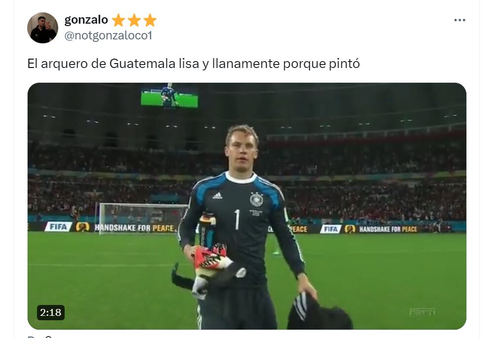 Los memes de Argentina ante Guatemala