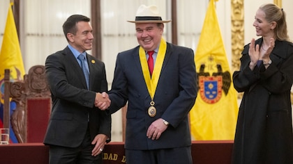 López Aliaga declara como ‘huésped ilustre’ a presidente de Ecuador, Daniel Noboa, y le entrega las llaves de la ciudad de Lima 