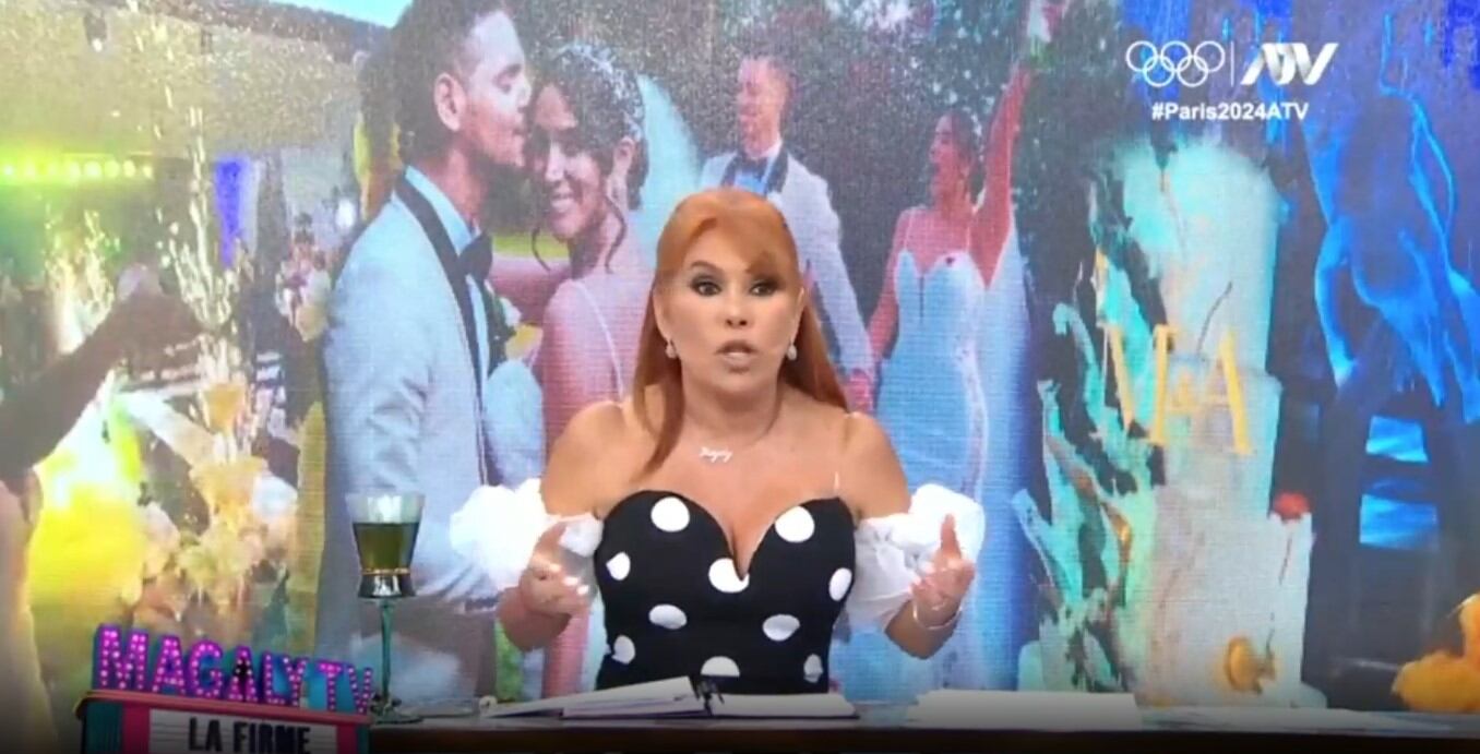 Magaly Medina responde a Melissa Paredes sobre el chifa servido en su matrimonio. (Captura: Magaly TV La Firme)