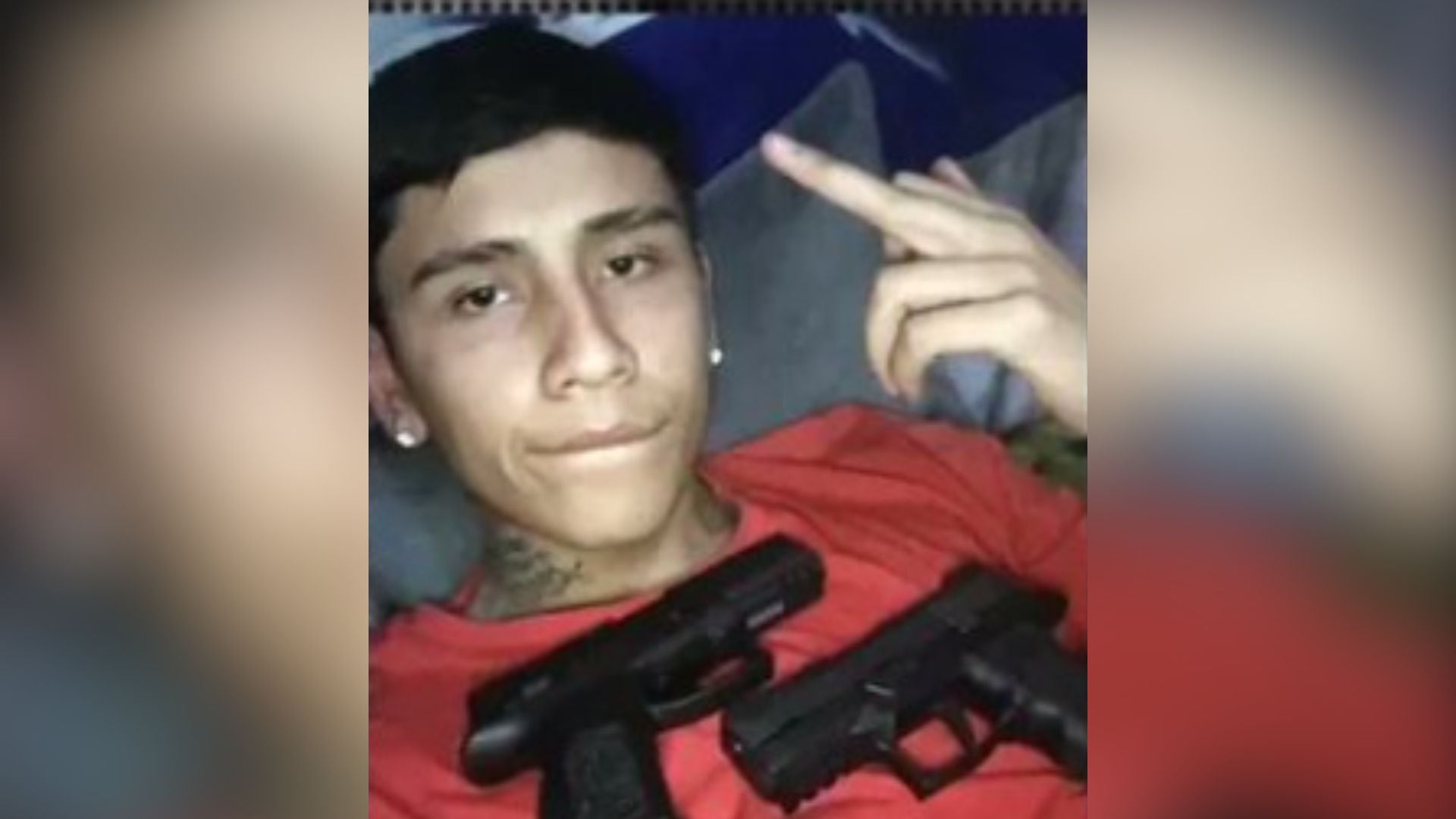 Gianfranco Aranda Ramírez, de 21 años, es gatillero de 'El Monstruo'. (Captura: Cuarto Poder)