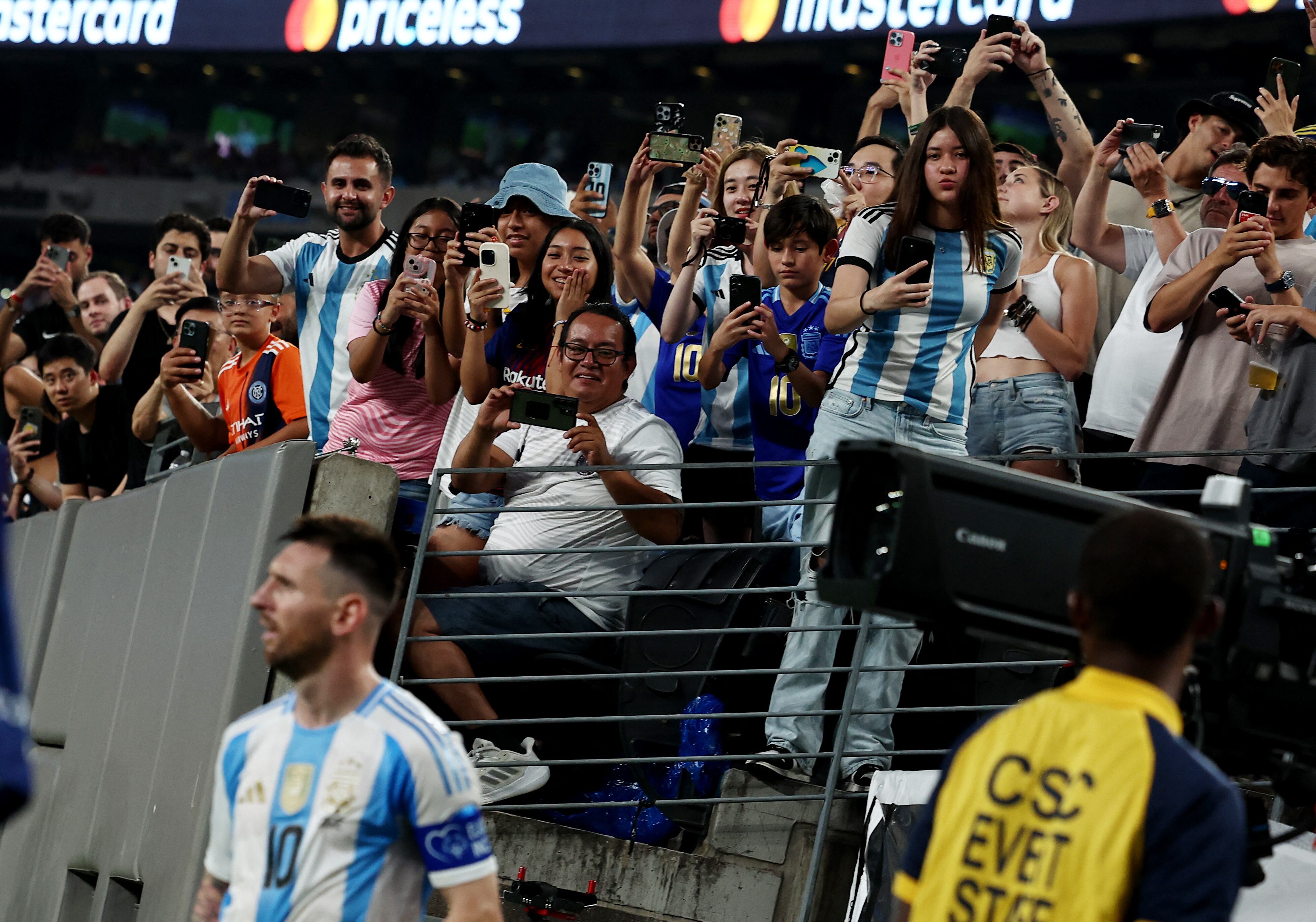 Messi, en las cámaras de todos los presentes 