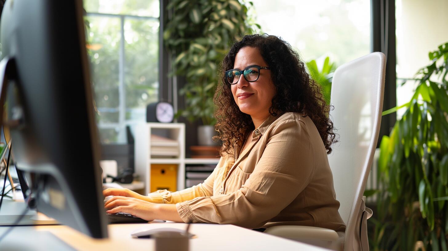 Grupo de mujeres profesionales concentradas en una tarea colaborativa frente a una computadora en un entorno de oficina. La imagen refleja la dinámica de trabajo en equipo, la igualdad de género en el lugar de trabajo y la presencia de mujeres en posiciones de liderazgo y responsabilidad. Demuestra la eficiencia y el compromiso de las mujeres en el mundo empresarial y profesional. (Imagen ilustrativa Infobae)