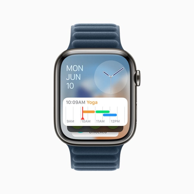 Apple Watch puede recomendar widgets según la actividad reciente del usuario. (Apple Watch)