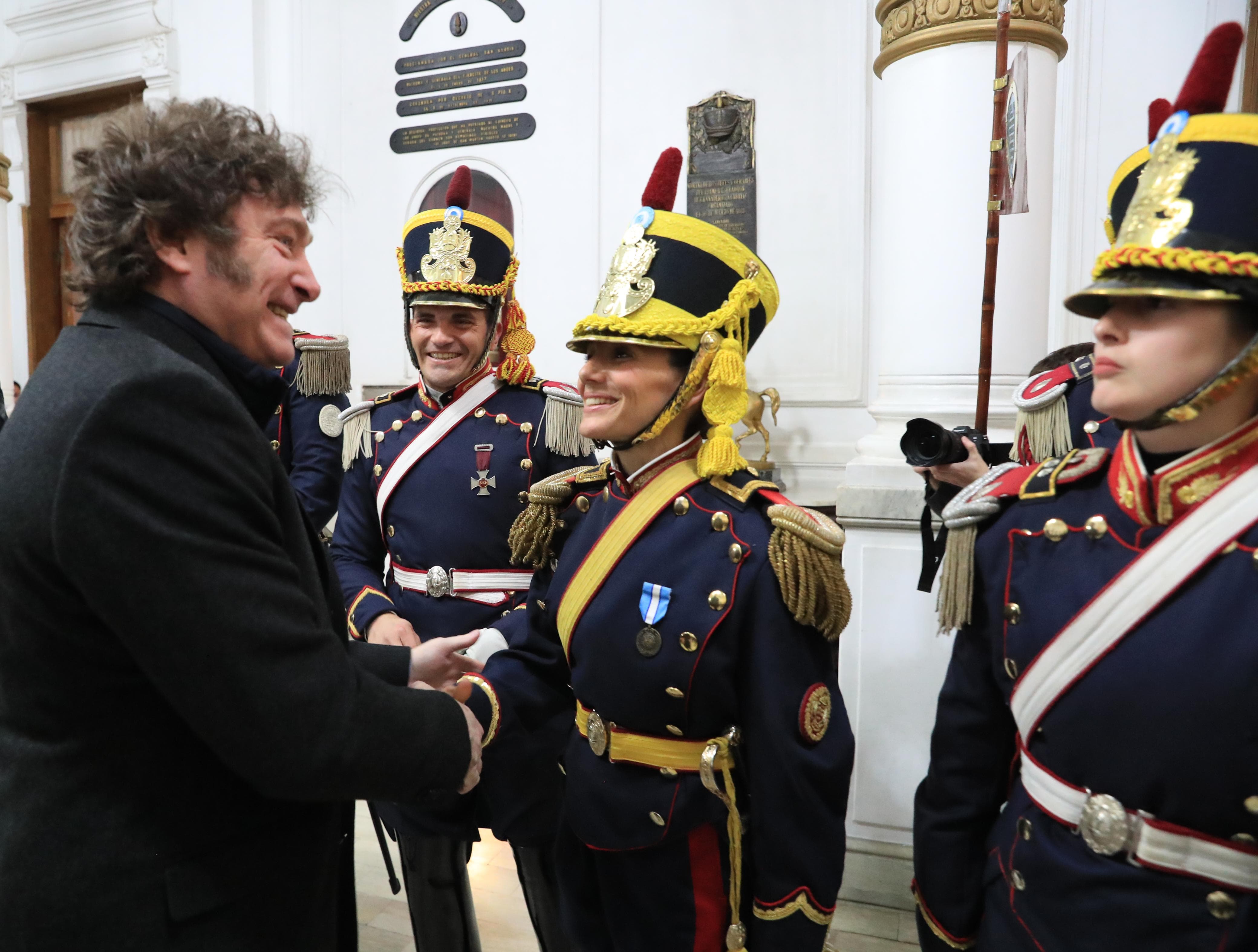 Milei homenaje San Martín