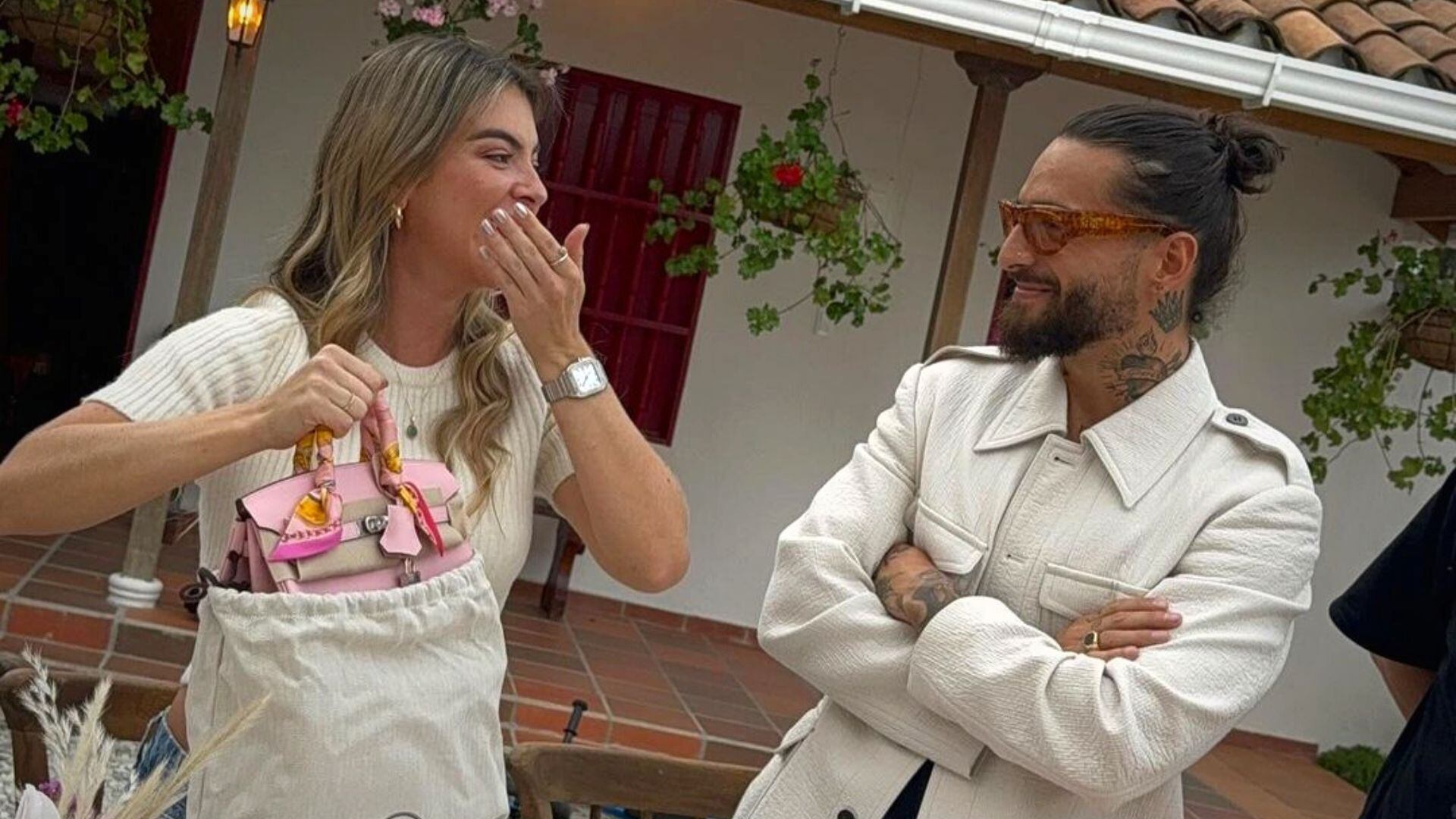 Este fue el regalo que le dio Maluma a su novia en su cumpleaños - crédito @Maluma/Instagram