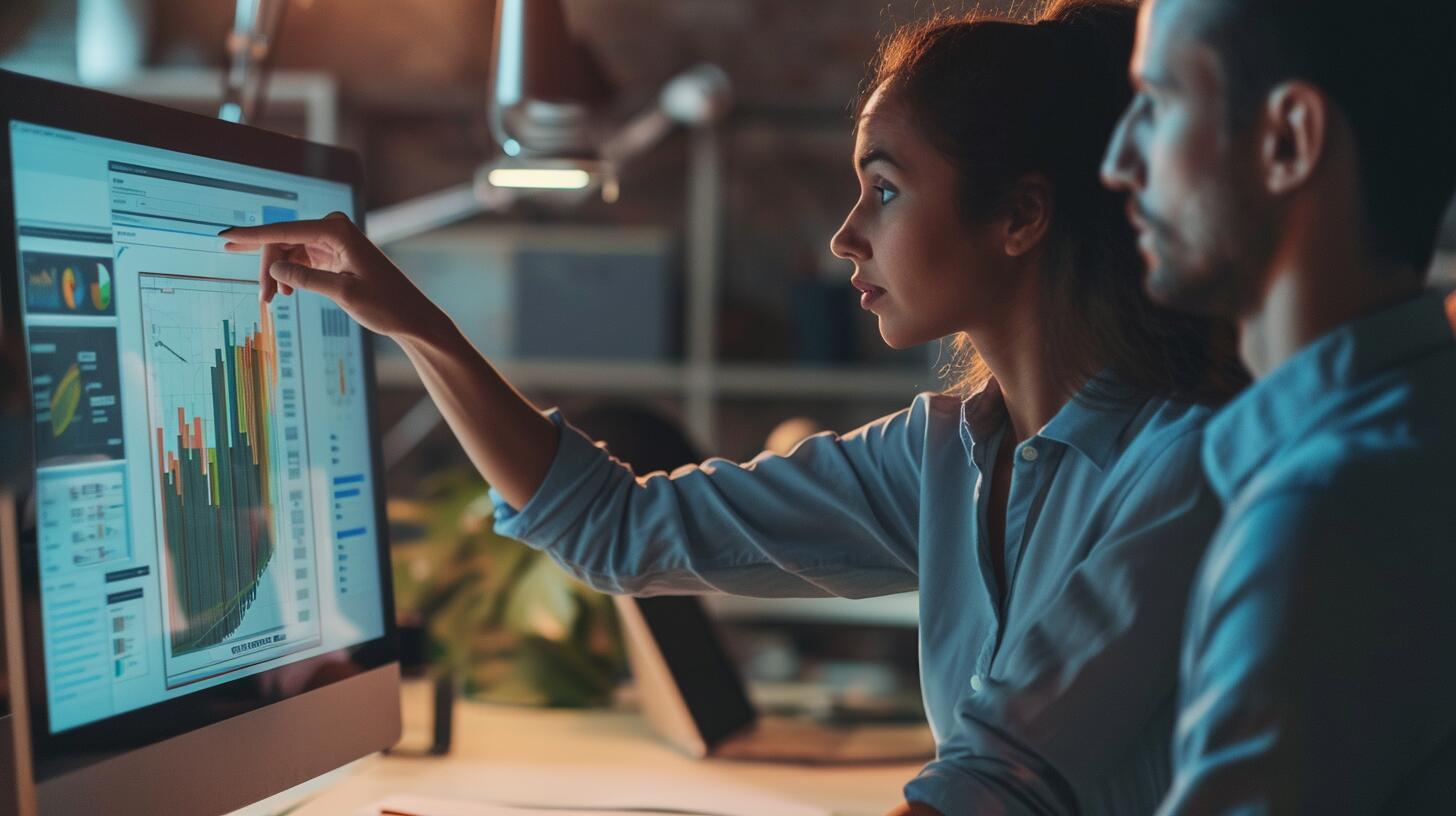 Grupo de mujeres profesionales concentradas en una tarea colaborativa frente a una computadora en un entorno de oficina. La imagen refleja la dinámica de trabajo en equipo, la igualdad de género en el lugar de trabajo y la presencia de mujeres en posiciones de liderazgo y responsabilidad. Demuestra la eficiencia y el compromiso de las mujeres en el mundo empresarial y profesional. (Imagen ilustrativa Infobae)