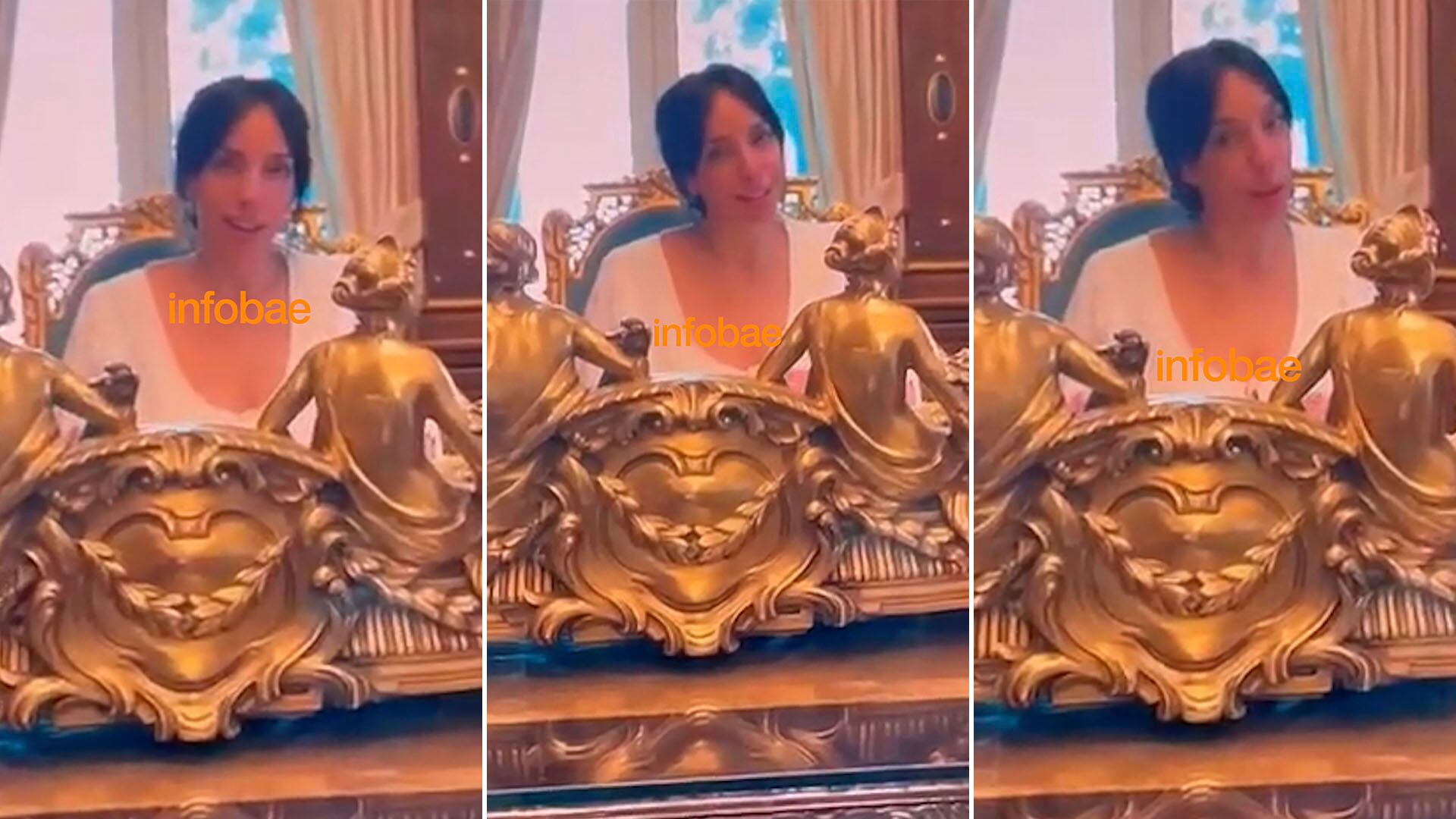 El nuevo video de Tamara Pettinato en Casa Rosada con Alberto Fernández capturas nuevas portada