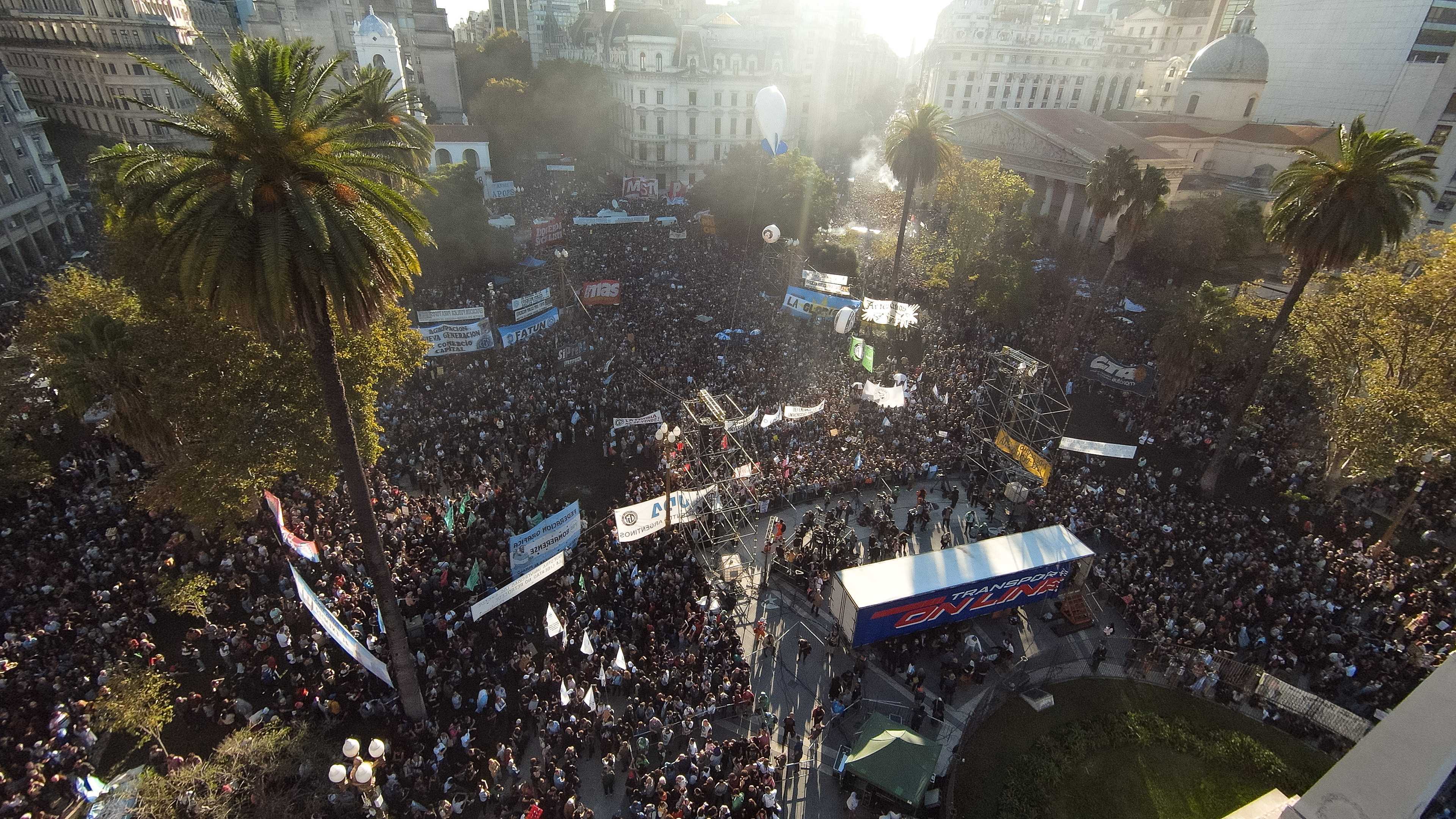 Marcha universitaria federal 23A - Drone