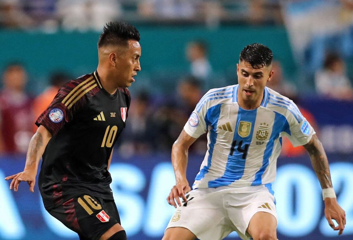 El último partido oficial de Christian Cueva fue con Perú ante Argentina en la Copa América 2024. - créditos: Getty Images