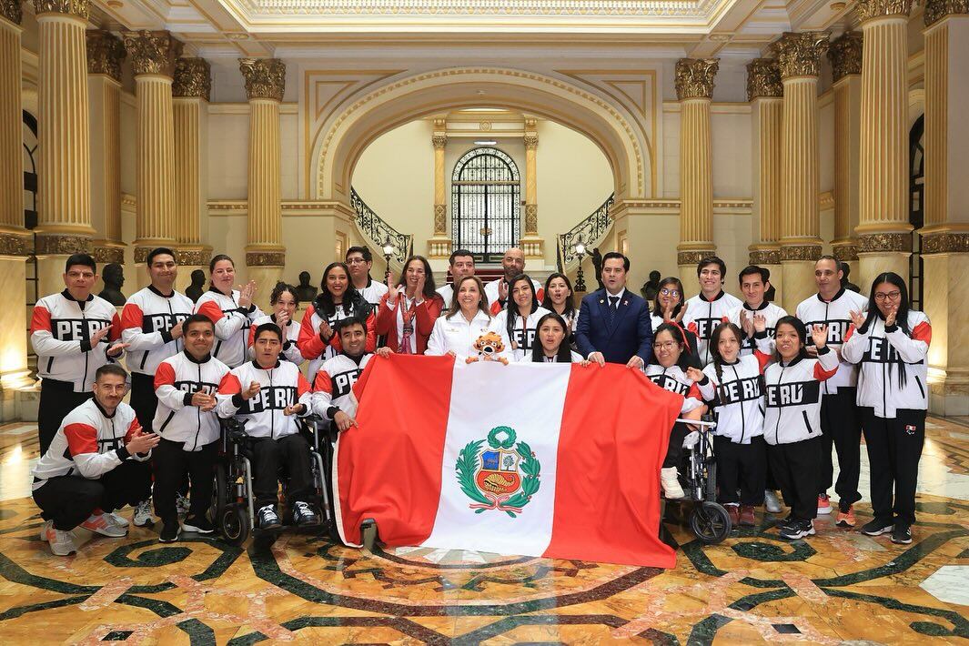 Delegación peruana que competirá en los Juegos Paralímpicos París 2024.