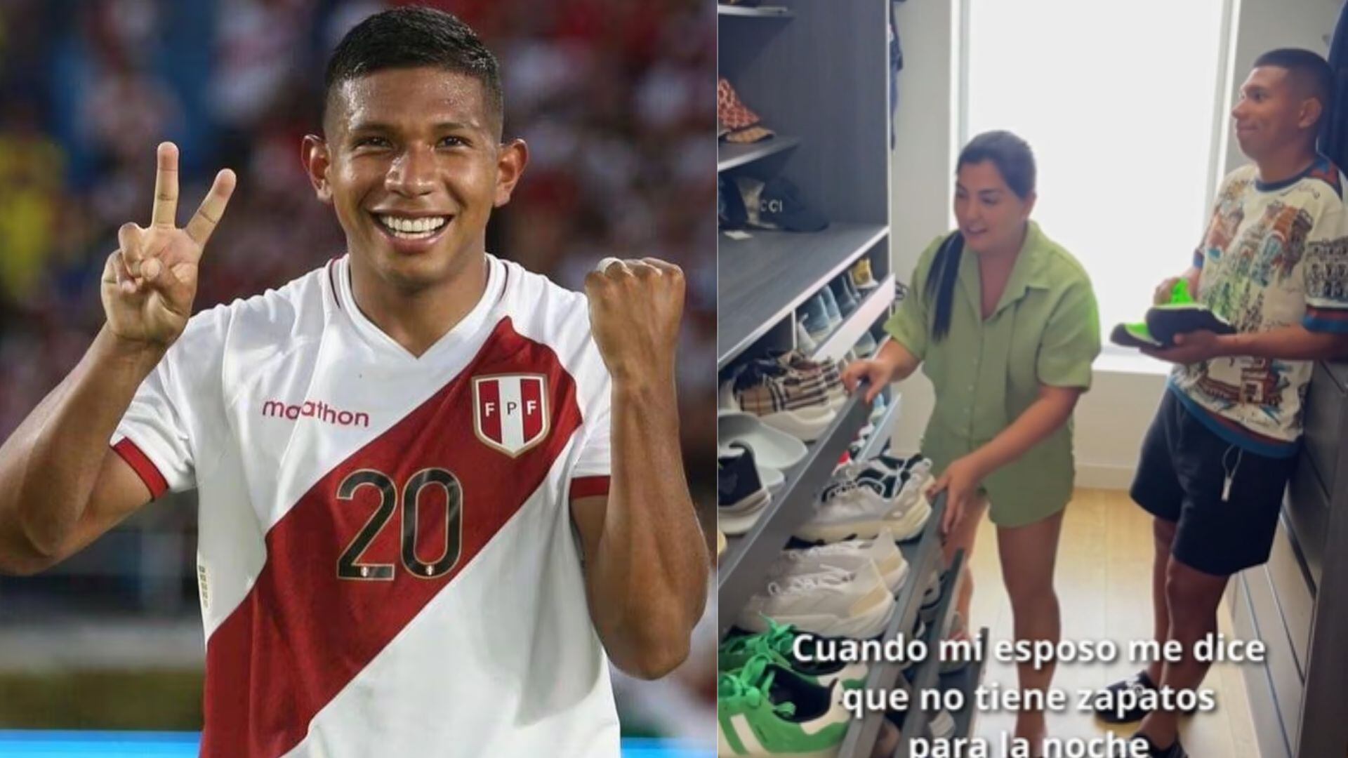 Ana Siucho expone zapatillas de lujo de Edison Flores.